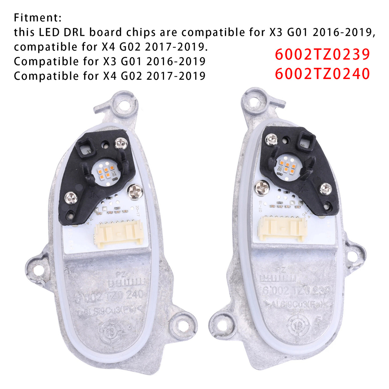 2016-2019 BMW X3 G01 X4 G02 2pcs Turn Signal Lightsource LED Module 6002TZ0239 6002TZ0240 Generic