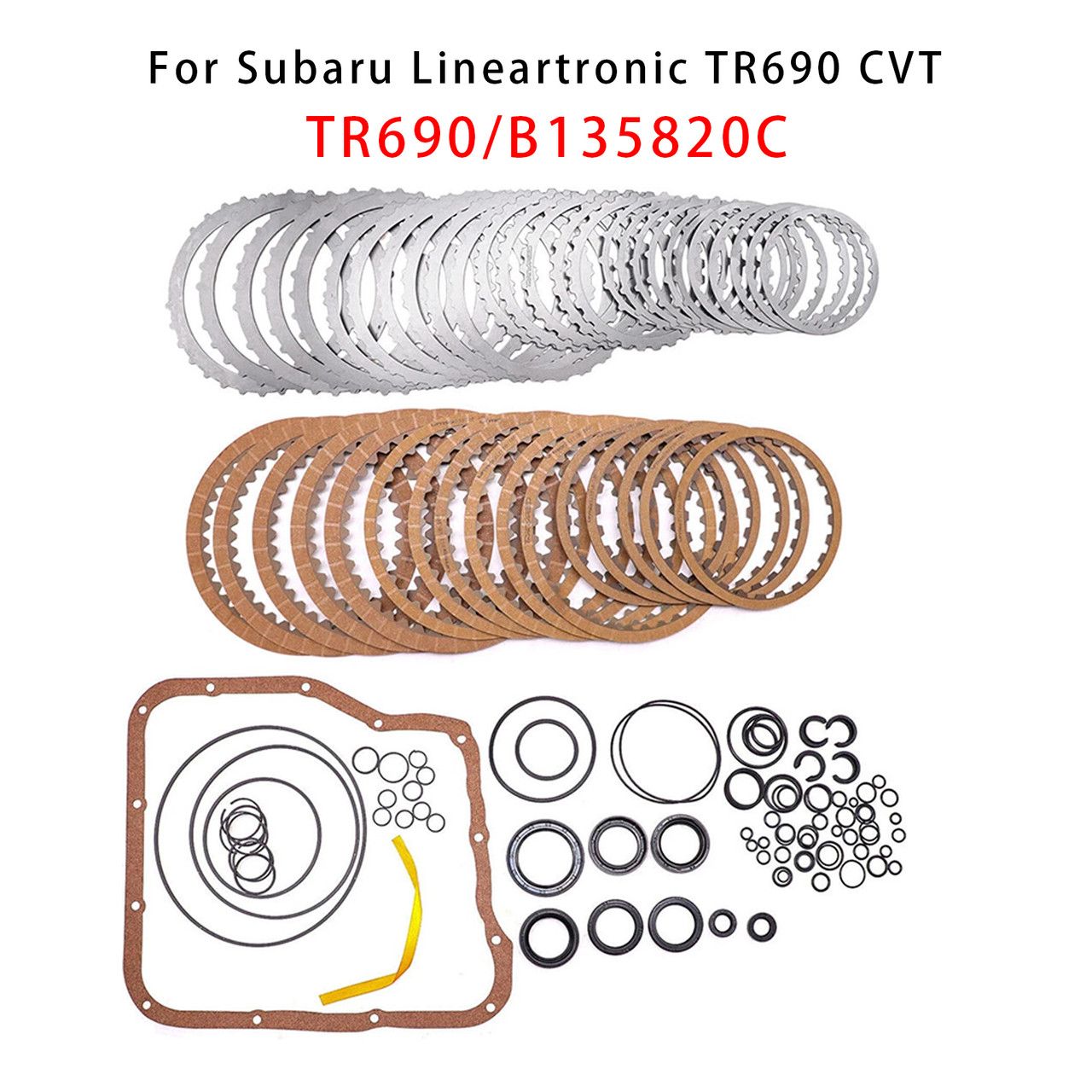 Subaru Lineartronic TR690 CVT Auto Transmission Master Rebuild Kit Overhaul B135820C Generic