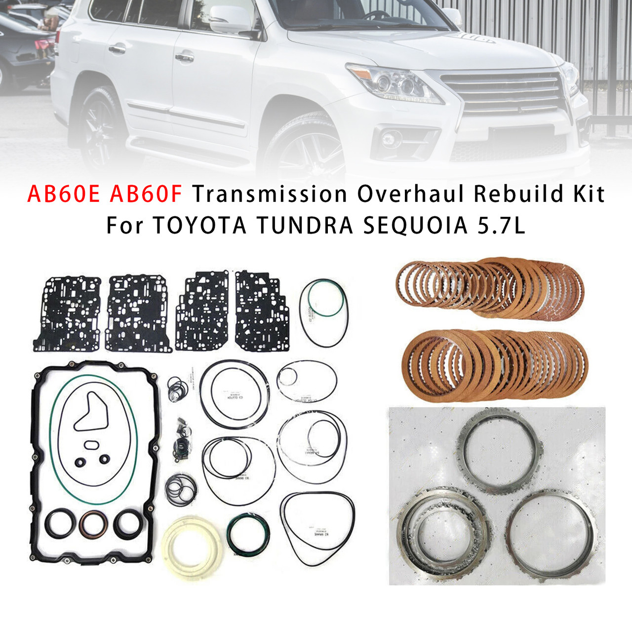 2007-2015 TOYOTA Coaster Dyna Sequoia Tundra Land Cruiser Transmission Overhaul Rebuild Kit AB60E AB60F Generic