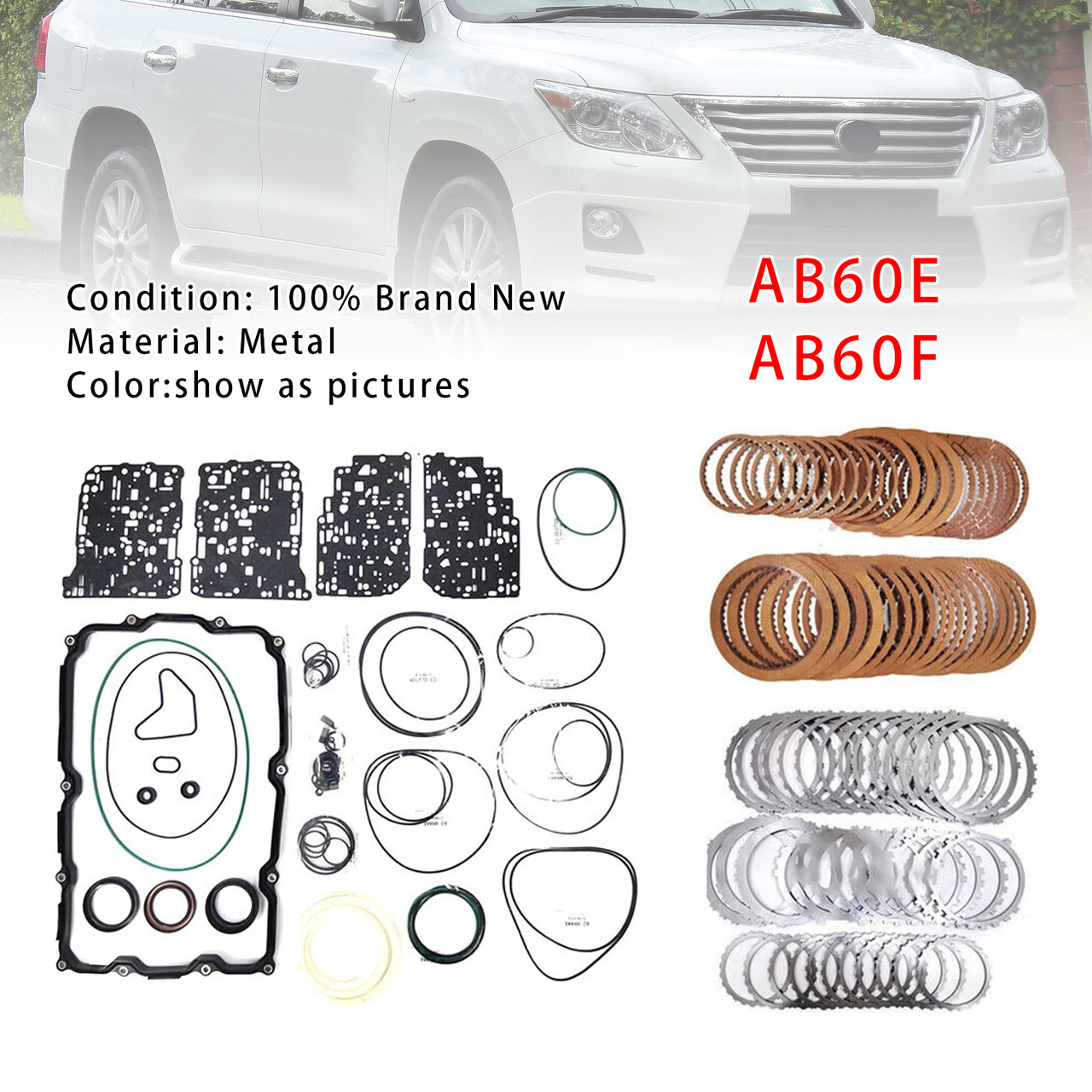 2007-2015 TOYOTA Coaster Dyna Sequoia Tundra Land Cruiser Transmission Overhaul Rebuild Kit AB60E AB60F Generic