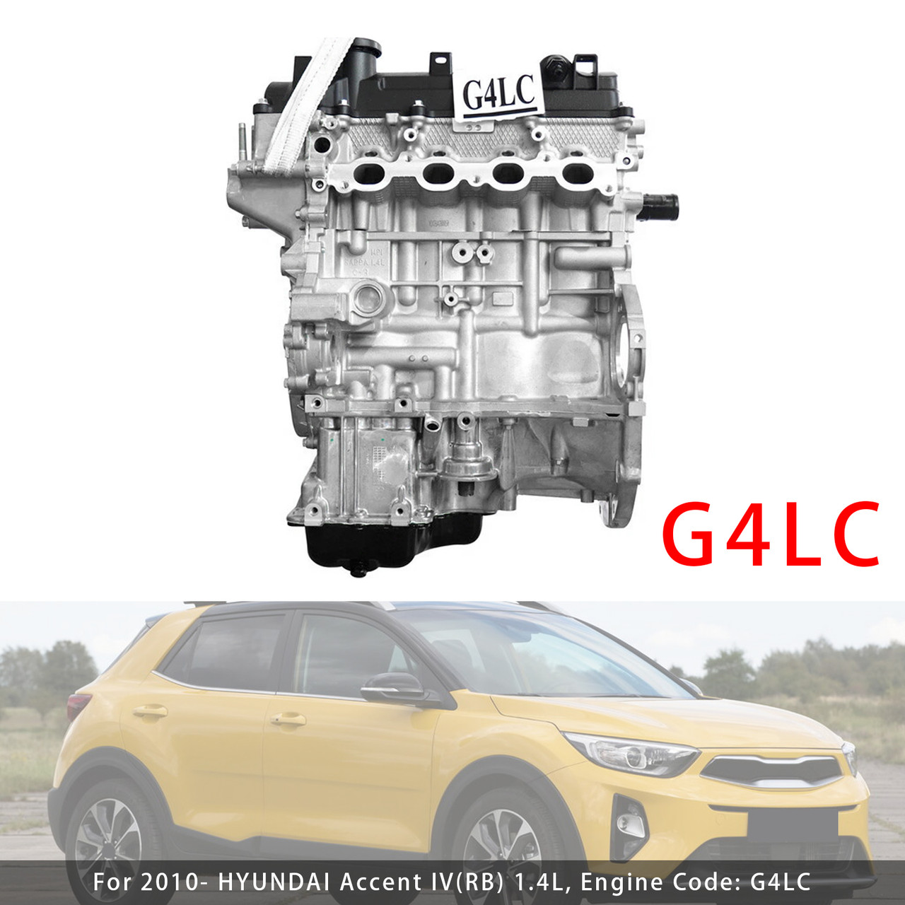 2017- KIA Stonic (YB) 1.4L Engine Assembly G4LC Generic