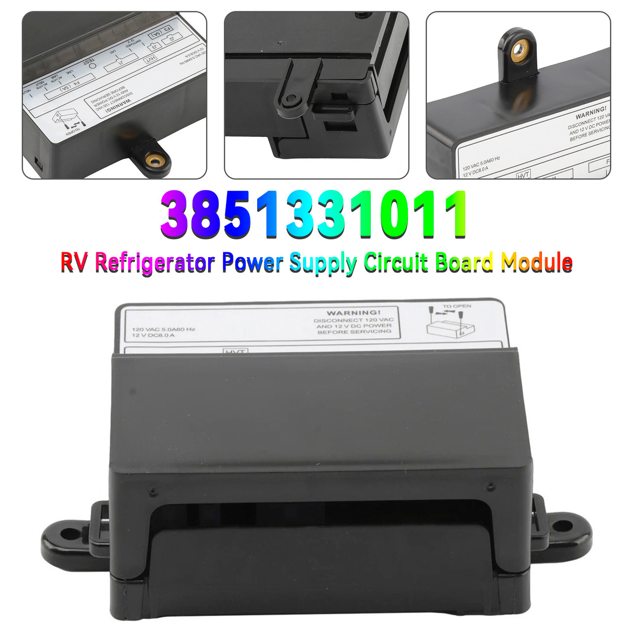 Dometic RV RM3962 RM3762 RM1350 DMR702 RV Refrigerator Power Supply Circuit Board Module 3851331011 Generic