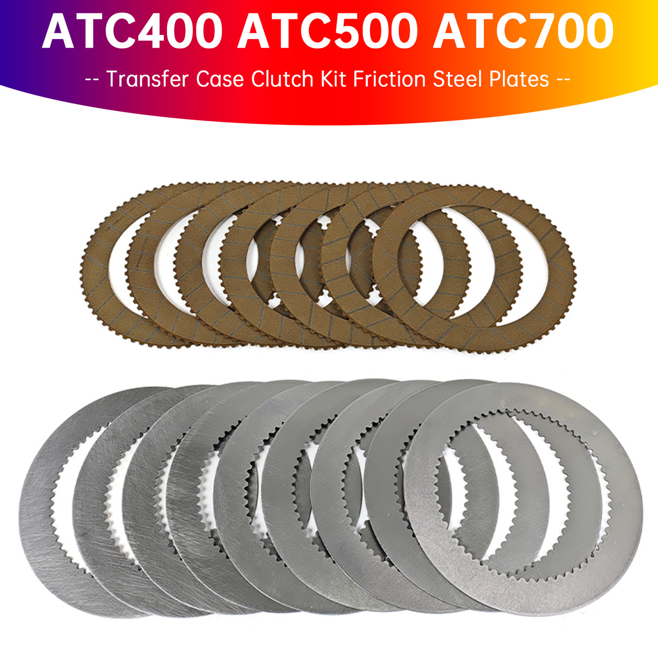 BMW ATC400 ATC500 ATC700 Transfer Case Clutch Kit Friction Steel Plates Generic