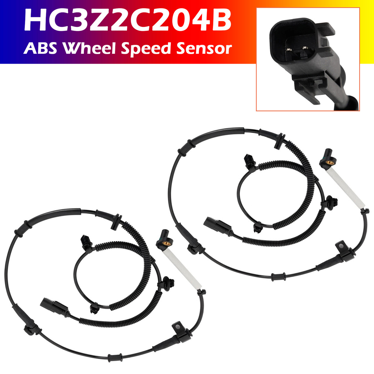 2017-2020 Ford F-250 F-350 F-450 F-550 Front Left and Right ABS Wheel Speed Sensor HC3Z2C204B Generic 2017-2020 Ford F-250 F-350 F-450 F-550 Front Left and Right ABS Wheel Speed Sensor HC3Z2C204B Generic