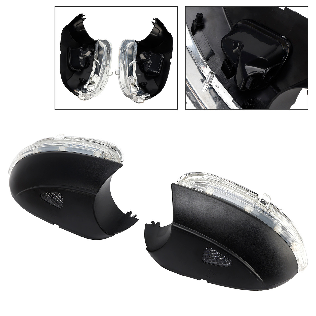 2008-2018 VW Scirocco LED Door Wing Mirror Indicator Signal Light Left+Right Side 3C8949101 3C8949102 Generic