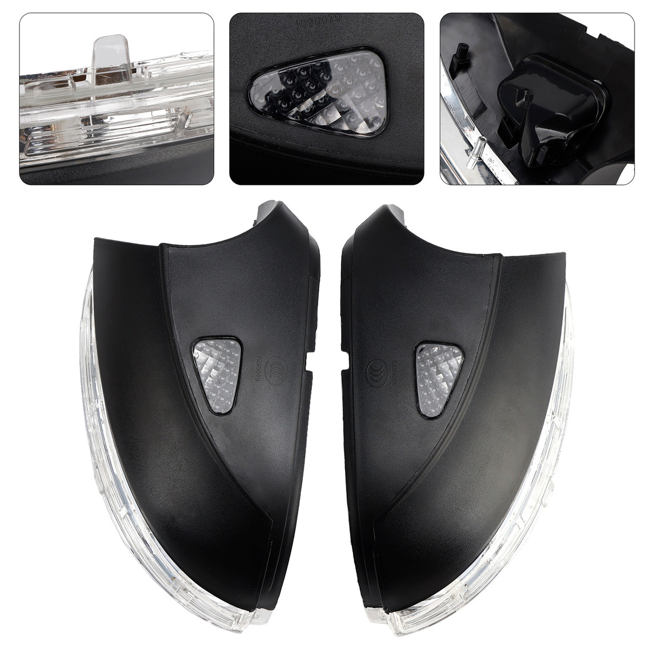 2010 -2014 Passat B7 Saloon+Estate LED Door Wing Mirror Indicator Signal Light Left+Right Side 3C8949101 3C8949102 Generic