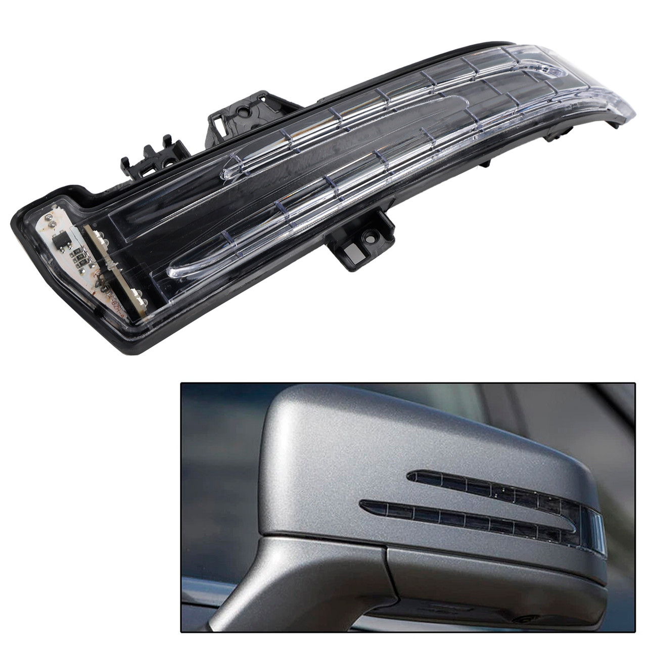 2010-2013 Mercedes W176 W246 W204 Left Wing Mirror LED Signal Indicator Light A2129067401 Generic
