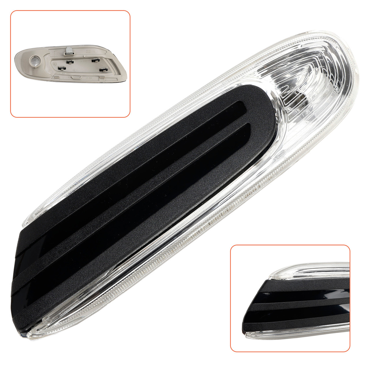 2014-2021 Mini Cooper Hatchback F55/G56 Direction Additional Turn Indicator Lamp White Left 63137298347 Generic