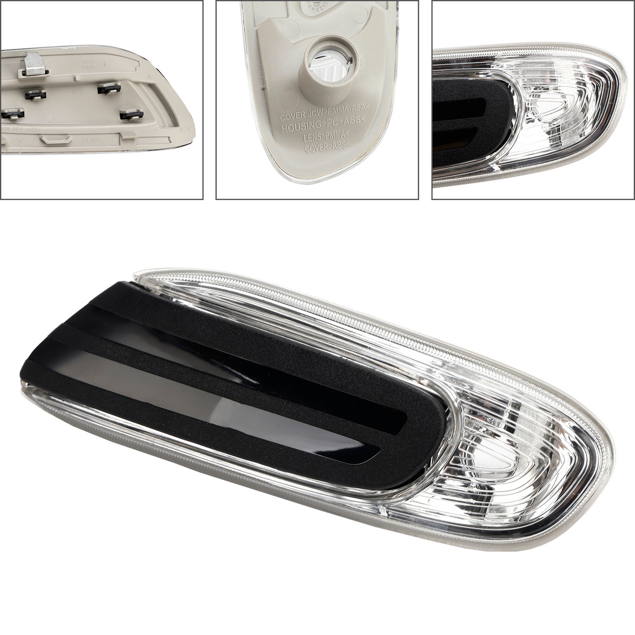 2014-2021 Mini Cooper Hatchback F55/G56 Direction Additional Turn Indicator Lamp White Left 63137298347 Generic