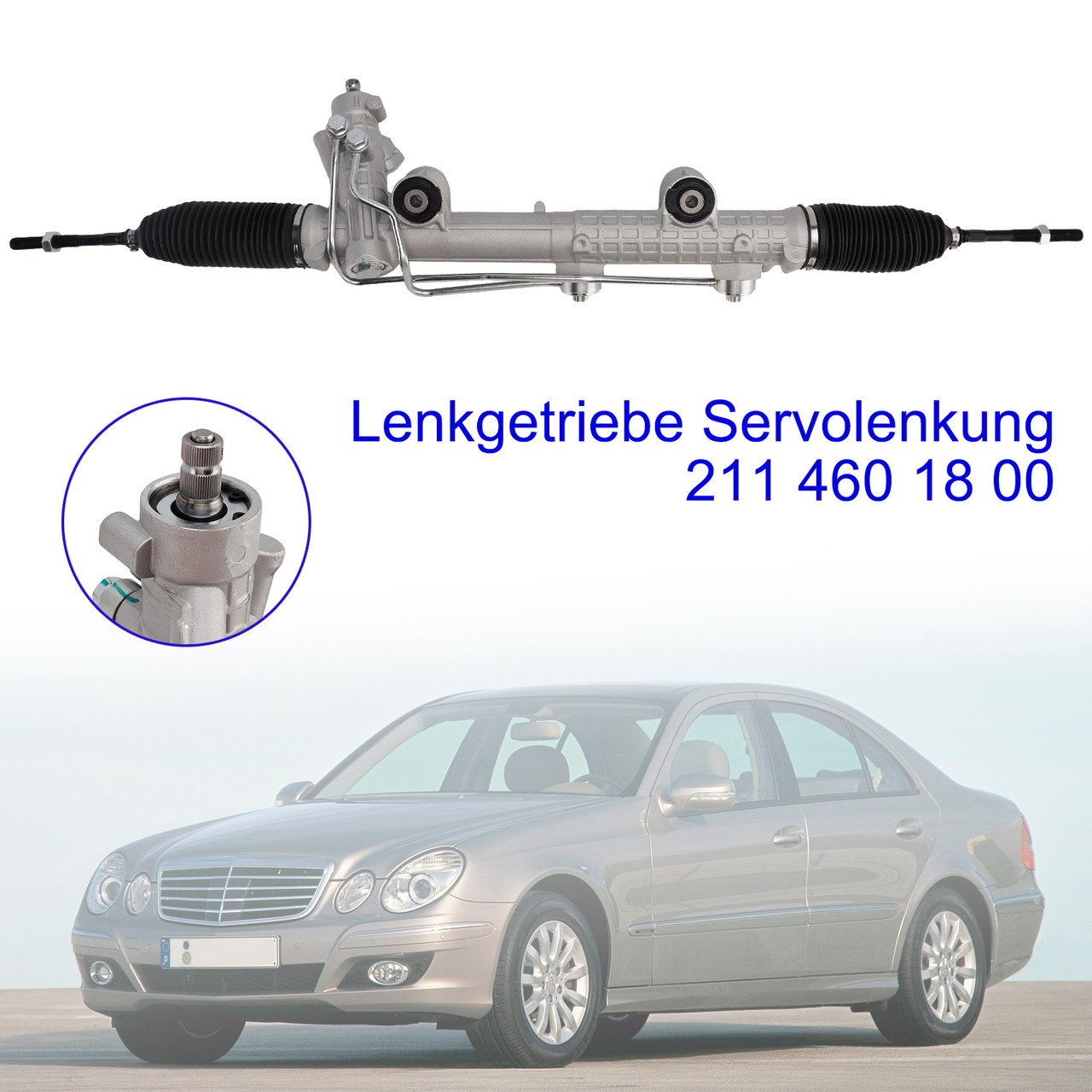 2007-2011 Mercedes-Benz CLS63?AMG C219/C218 Power Steering Rack and Pinion Assembly 2114601800 Generic