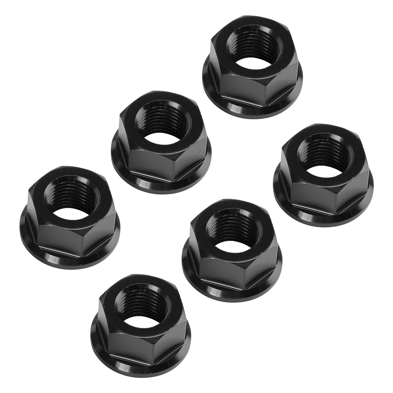 2007-2019 Ducati 1098 1098S 1198S 1199 1299 Rear Sprocket Carrrier Flange Nuts Set M10x1.0 Black Generic 2007-2019 Ducati 1098 1098S 1198S 1199 1299 Rear Sprocket Carrrier Flange Nuts Set M10x1.0 Black Generic