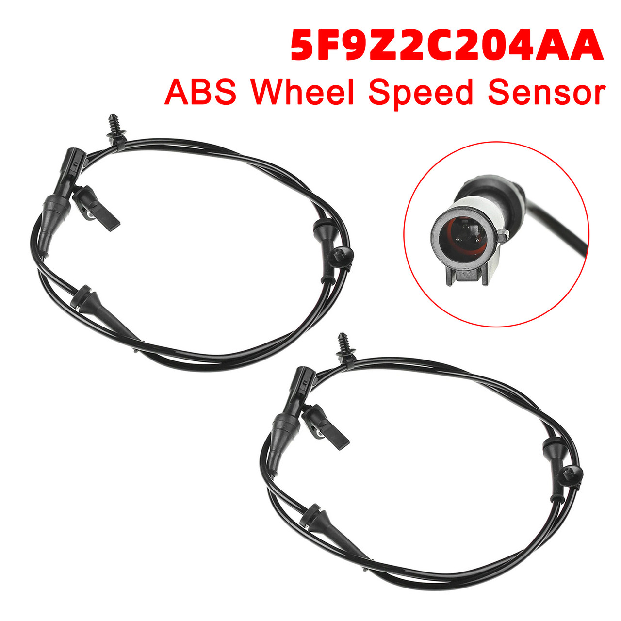 2005-2007 Ford Freestyle Front Left+Right ABS Wheel Speed Sensor 7F9Z2C204A 8G1Z2C204A Generic 2005-2007 Ford Freestyle Front Left+Right ABS Wheel Speed Sensor 7F9Z2C204A 8G1Z2C204A Generic