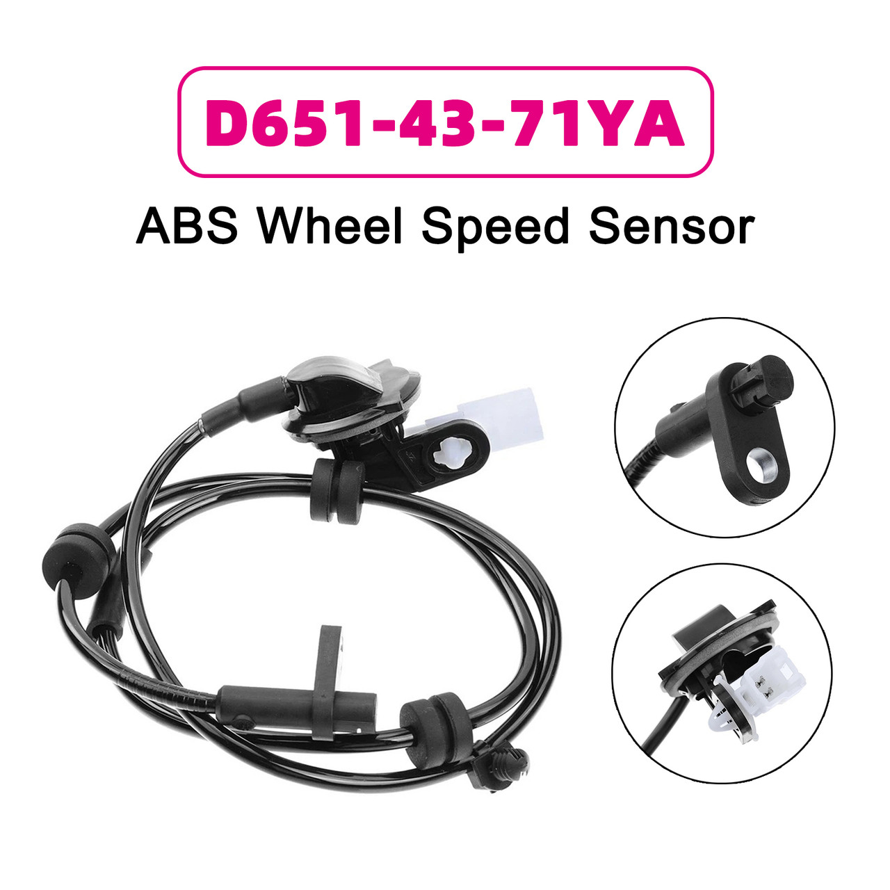 2007-2014 Mazda 2 DE DH Rear Left ABS Wheel Speed Sensor Generic