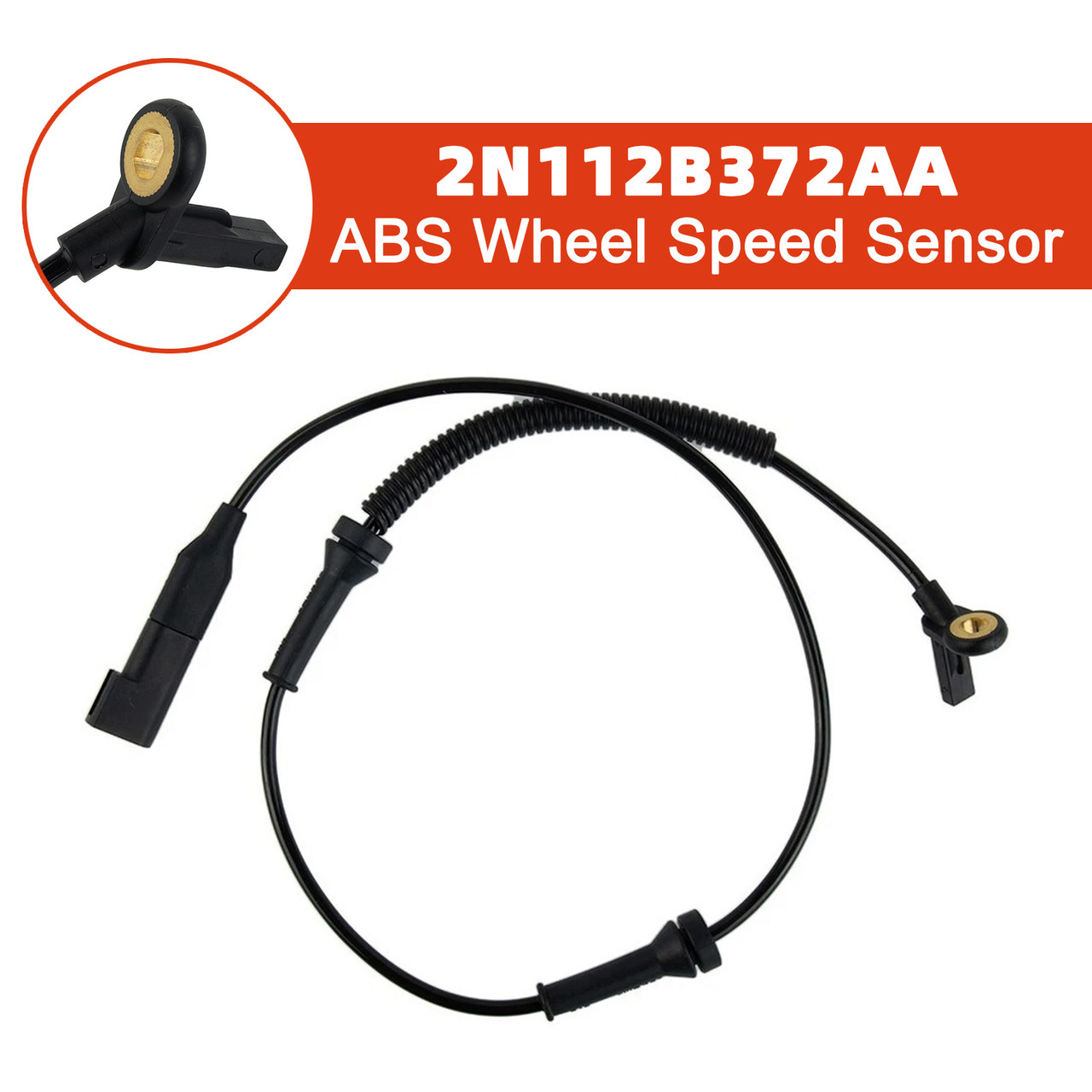 2006-2008 Ford Fiesta MK6 Front Right ABS Wheel Speed Sensor 2N112B372AA Generic 2006-2008 Ford Fiesta MK6 Front Right ABS Wheel Speed Sensor 2N112B372AA Generic