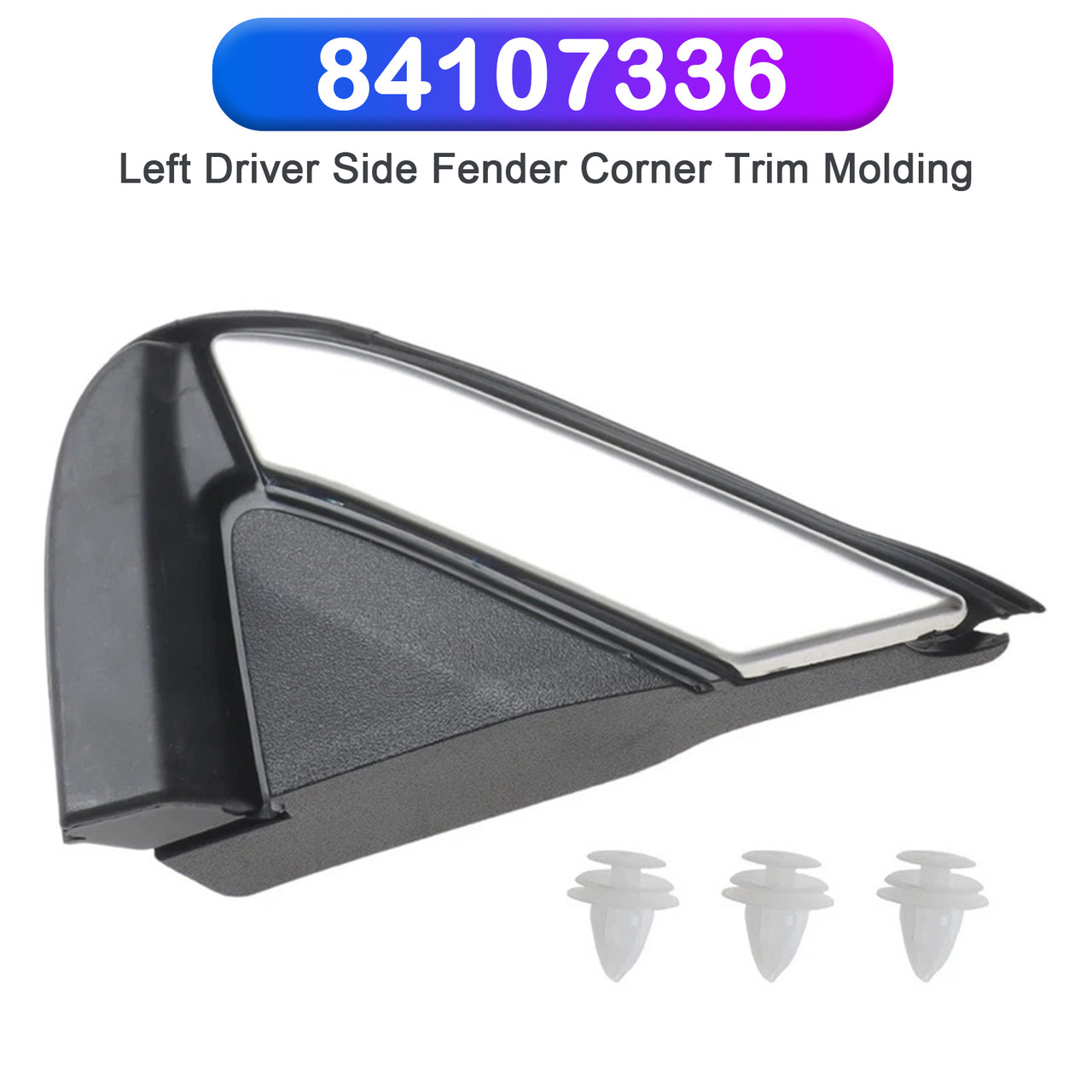 2022-2024 GMC Terrain AT4 Left Driver Side Fender Corner Trim Molding 84107336 Generic