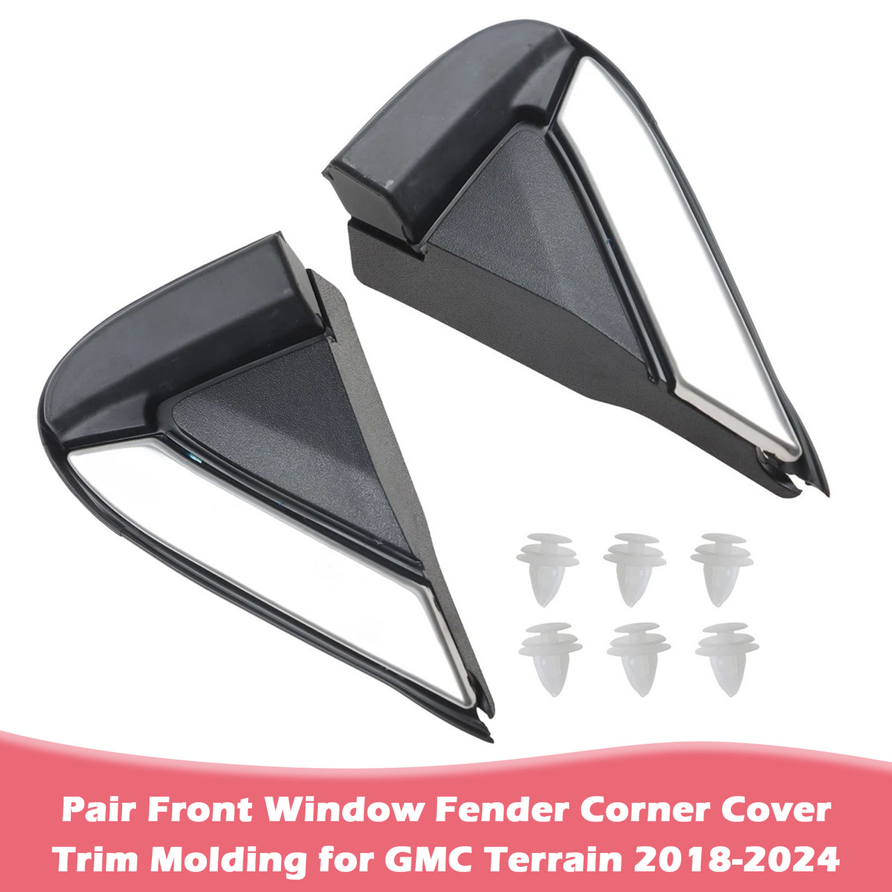 2022-2024 GMC Terrain AT4 Right Driver Side Fender Corner Trim Molding 84107336 84107337 Generic