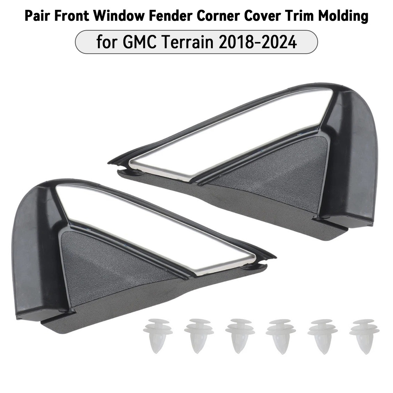 2022-2024 GMC Terrain AT4 Right Driver Side Fender Corner Trim Molding 84107336 84107337 Generic