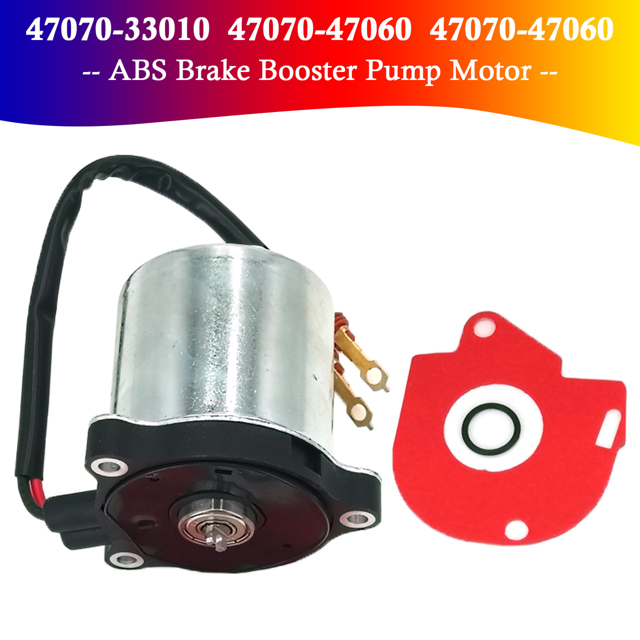 2013-2018 Lexus ES300h Base Sedan 4-Door 2.5L ABS Brake Booster Pump Motor 47070-33010 47070-47060 Generic 2013-2018 Lexus ES300h Base Sedan 4-Door 2.5L ABS Brake Booster Pump Motor 47070-33010 47070-47060 Generic