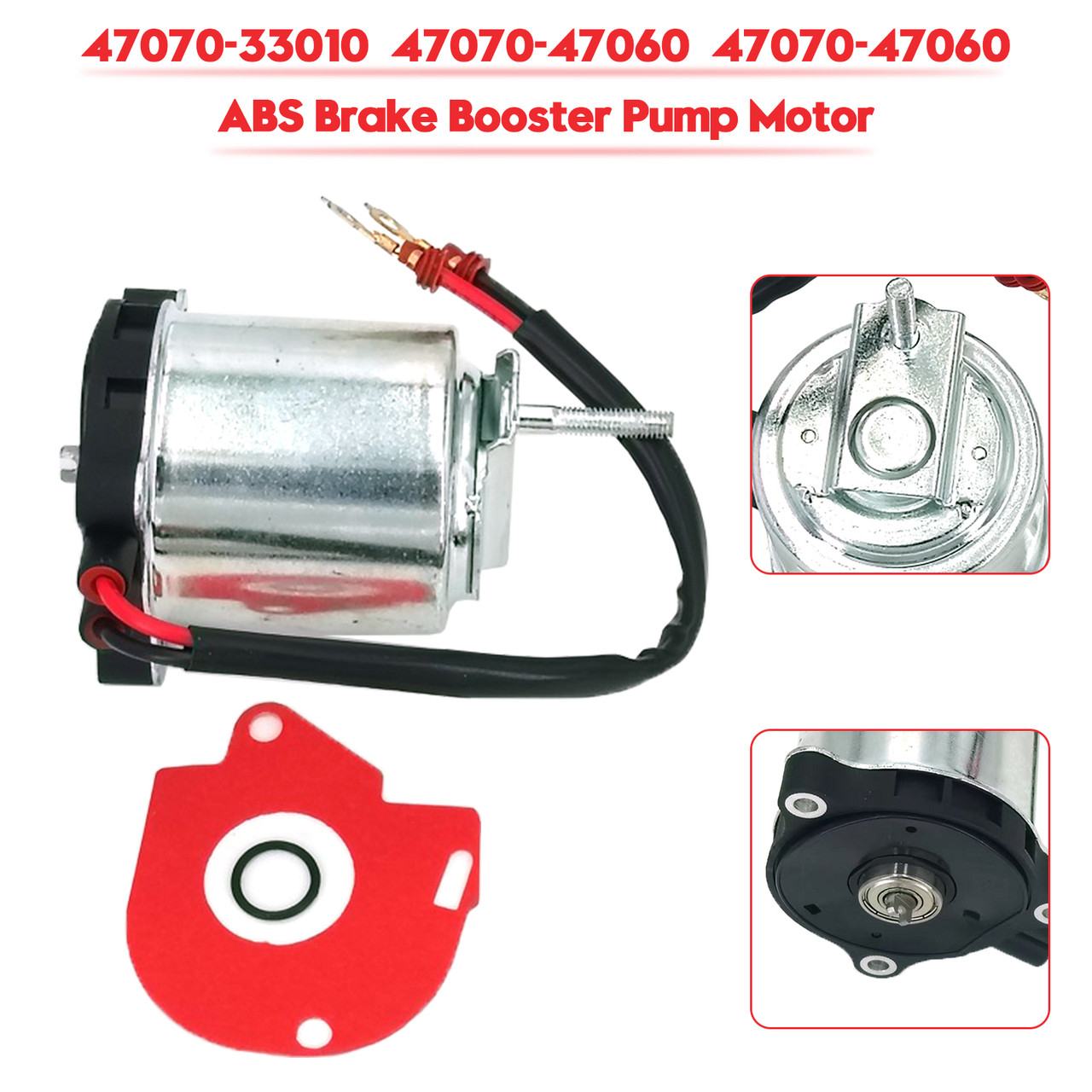 2013-2017 Toyota Camry Hybrid ABS Brake Booster Pump Motor 47070-33010 47070-47060 Generic 2013-2017 Toyota Camry Hybrid ABS Brake Booster Pump Motor 47070-33010 47070-47060 Generic