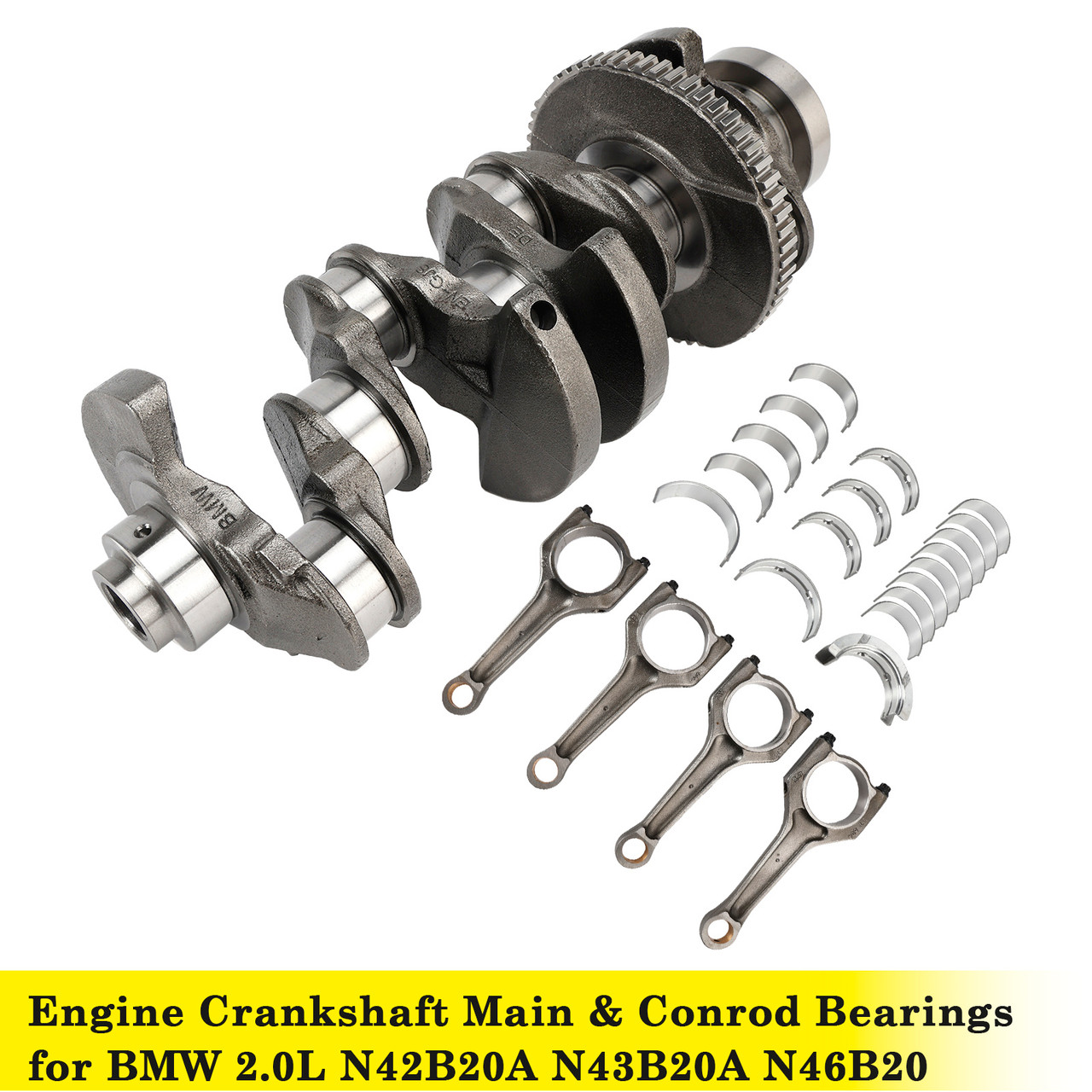 BMW 2.0L N42B20A N43B20A N46B20 Engine Crankshaft Main & Conrod Bearings 11217516040 Generic