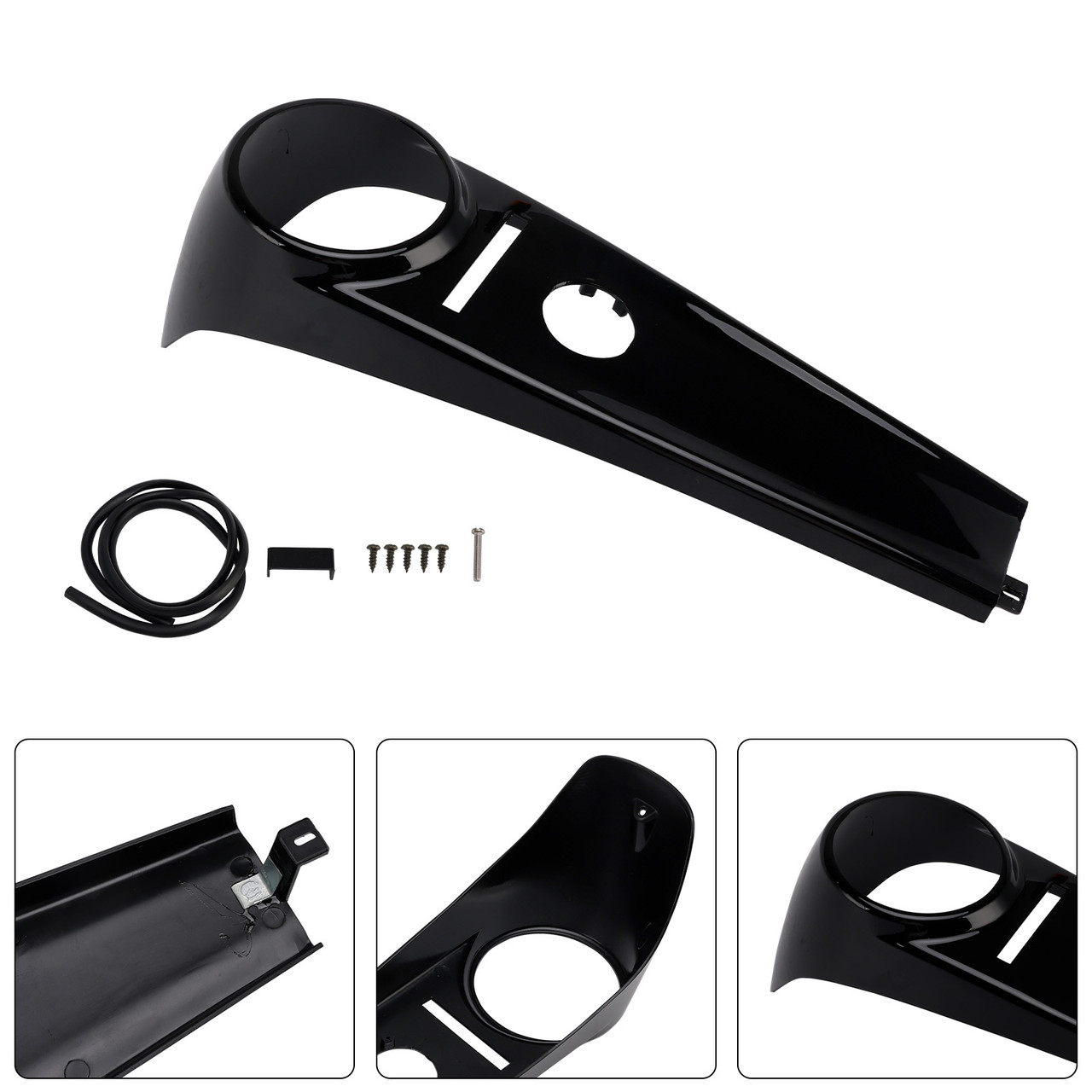 2000-2017 Harley Road King Models Dash Fuel Console Tank Panel Black Generic 2000-2017 Harley Road King Models Dash Fuel Console Tank Panel Black Generic