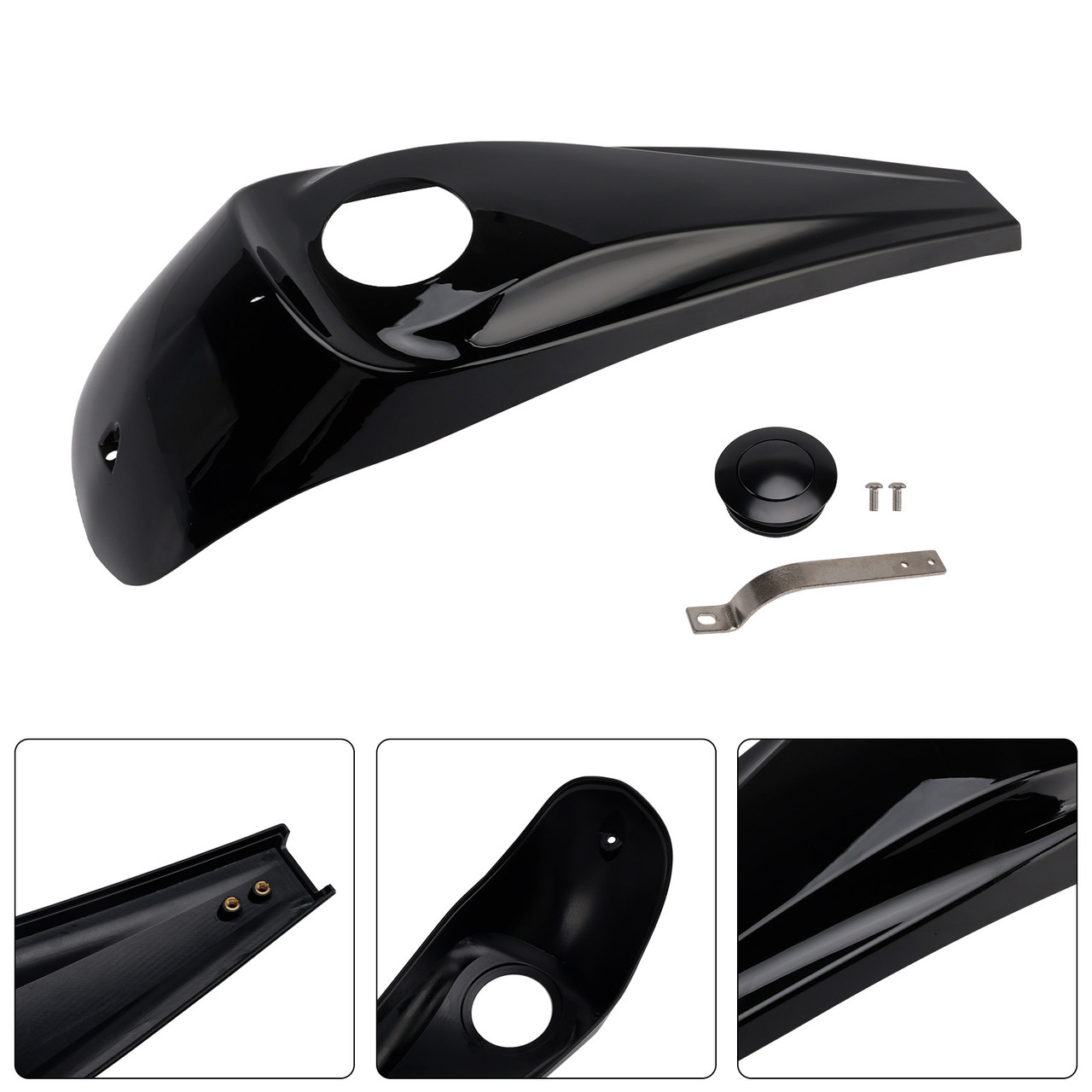 2008-2023 Harley-Davidson Dash Fuel Console Cover Gas Tank Cap Gloss Black Generic 2008-2023 Harley-Davidson Dash Fuel Console Cover Gas Tank Cap Gloss Black Generic