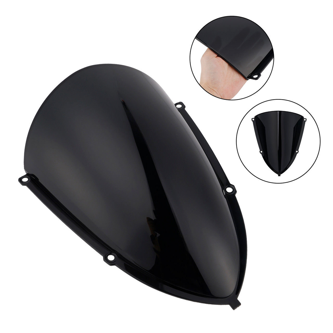 2024-2025 Aprilia RS457 Windshield WindScreen Black Generic