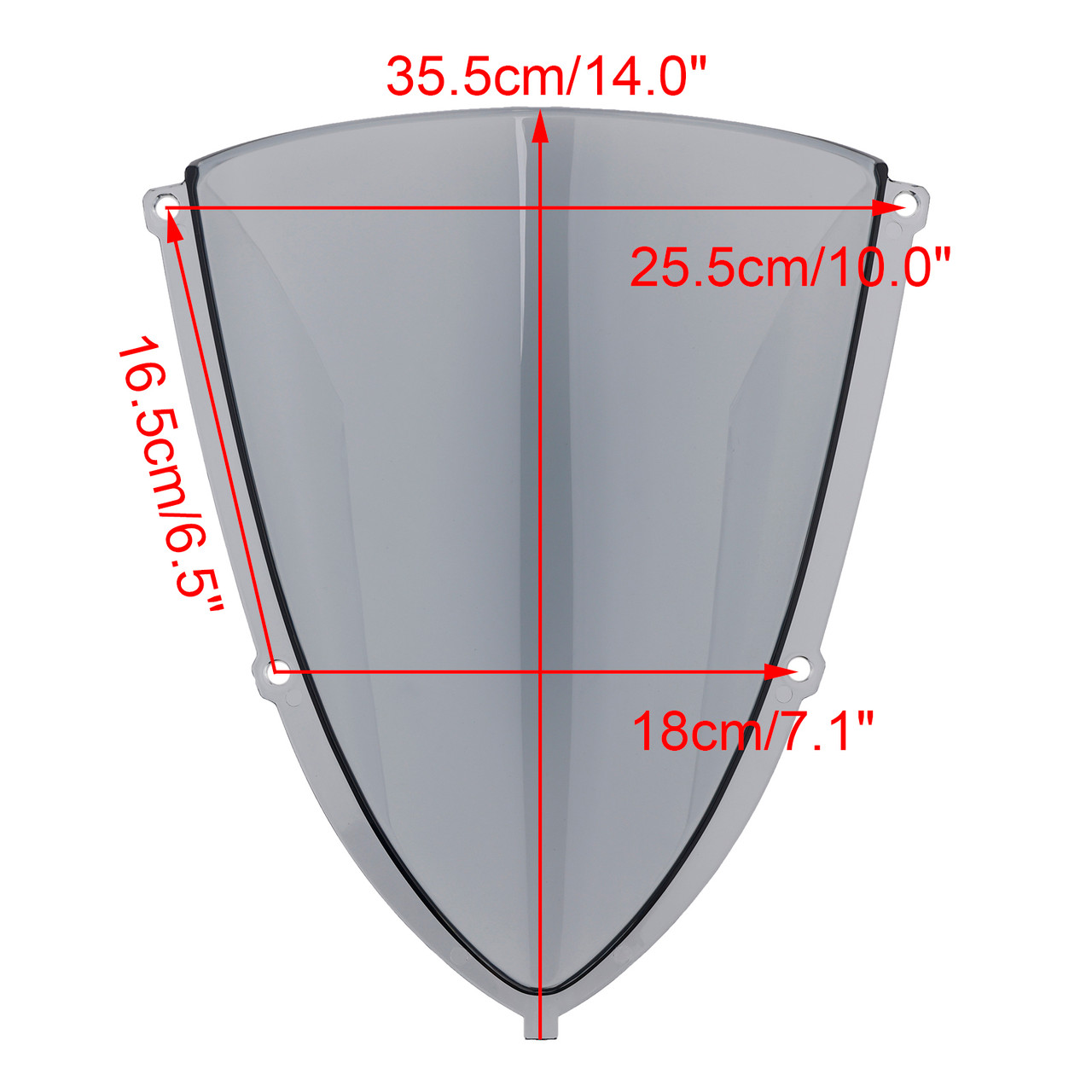 2024-2025 Aprilia RS457 Windshield WindScreen Gray Generic
