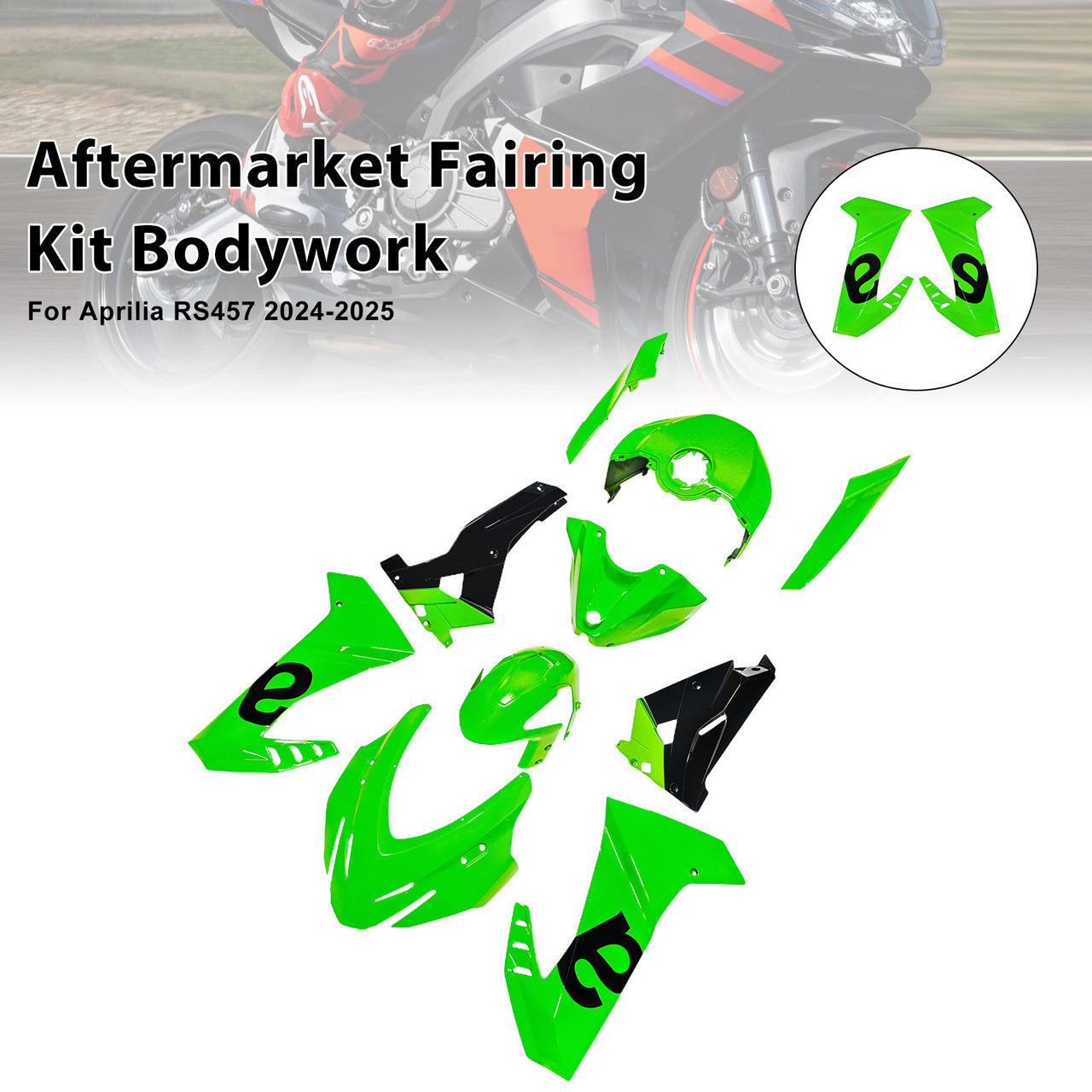 2024-2025 Aprilia RS457 Aftermarket Fairing Kit Bodywork #026