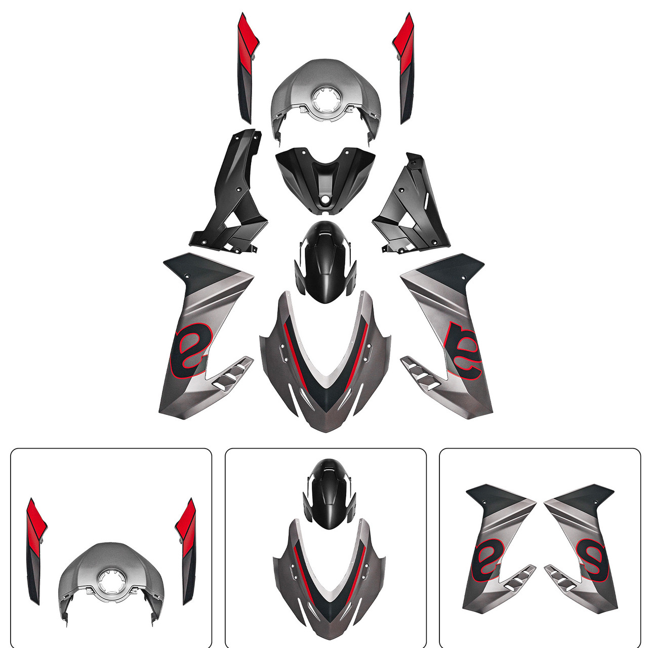 2024-2025 Aprilia RS457 Aftermarket Fairing Kit Bodywork #029
