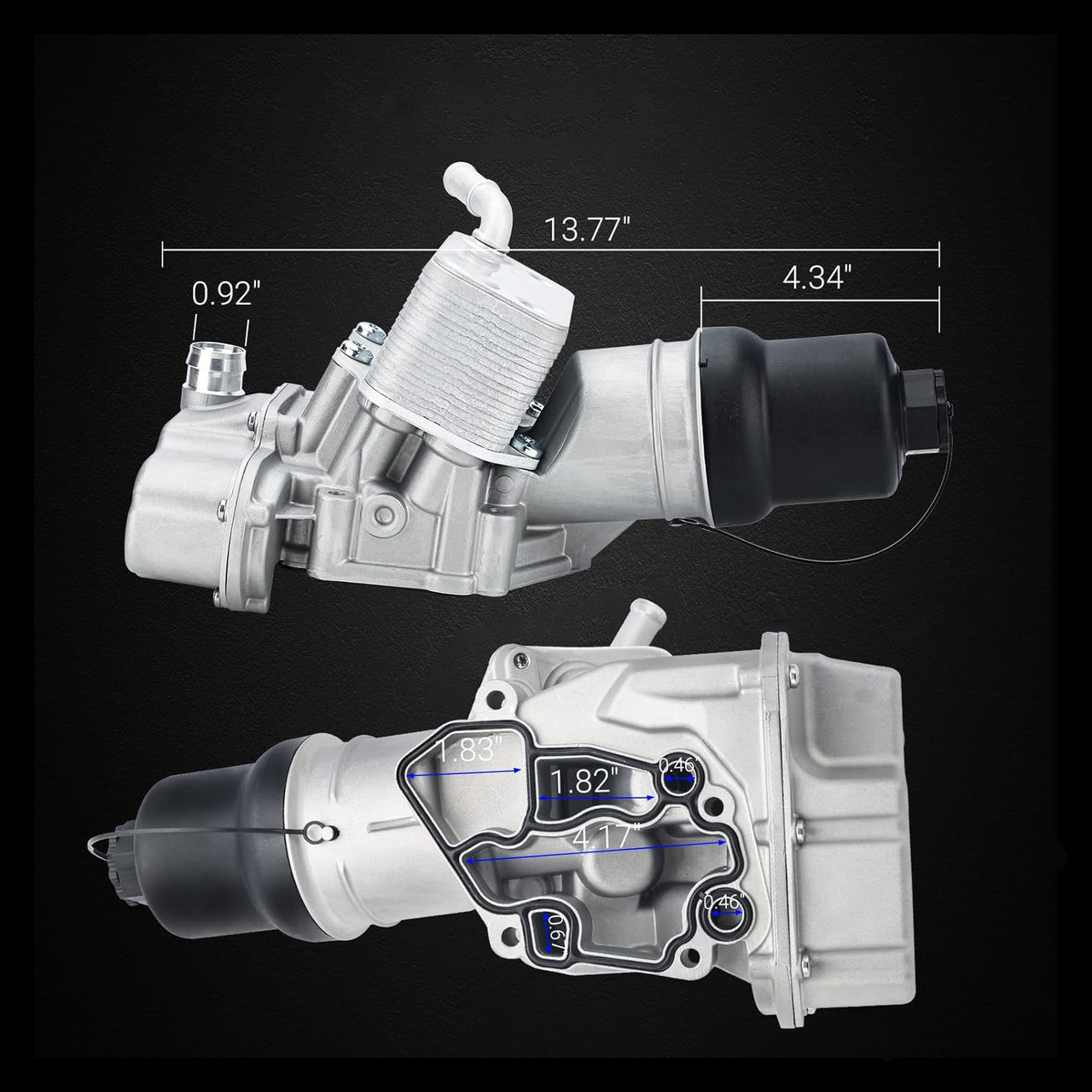 2006-2008 VW Passat  2.0L Engine Oil Cooler Oil Filter Assembly 06F115397J Generic