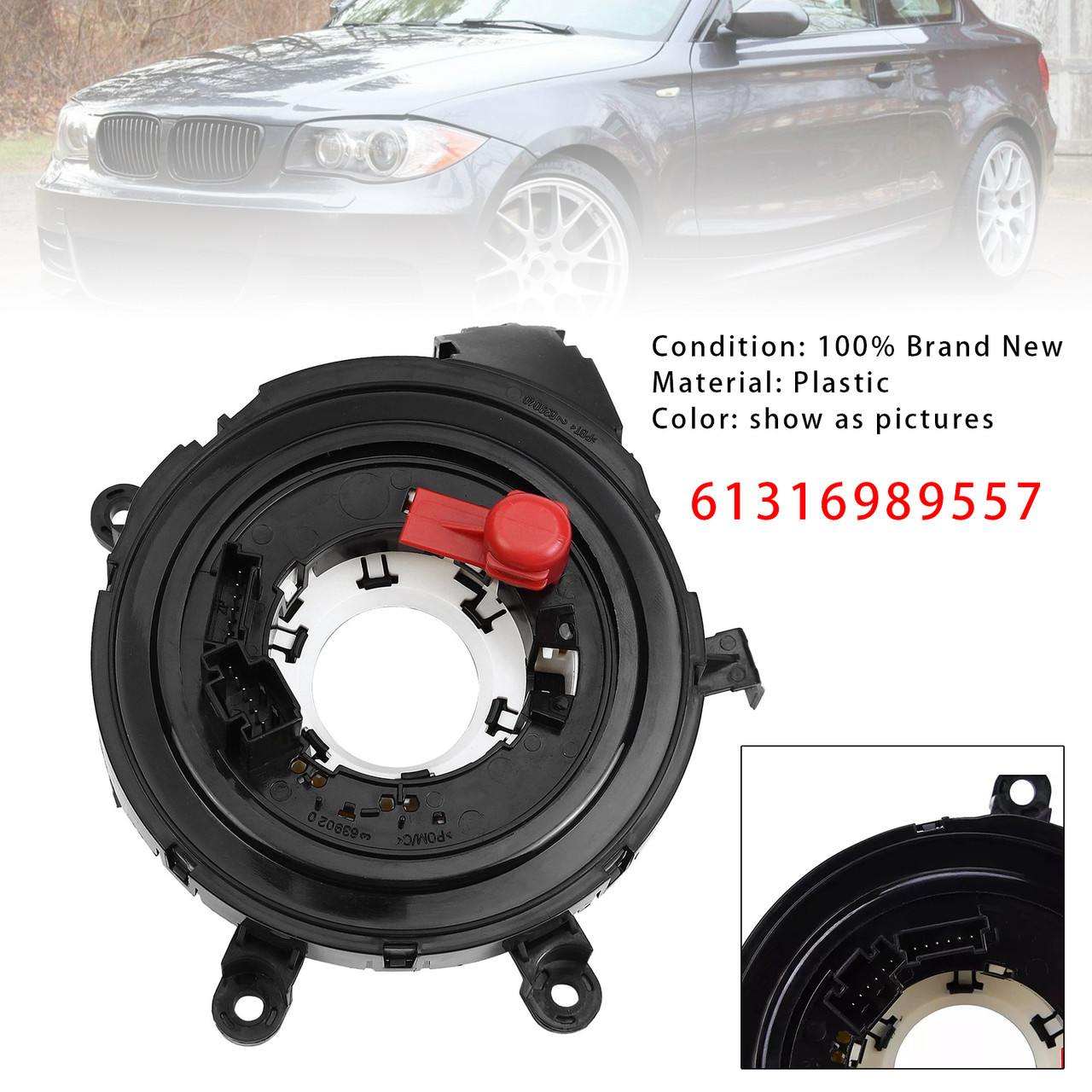 2013-2015 BMW X1 E84 Steering Spiral Cable Clock Spring 61316989557 Generic