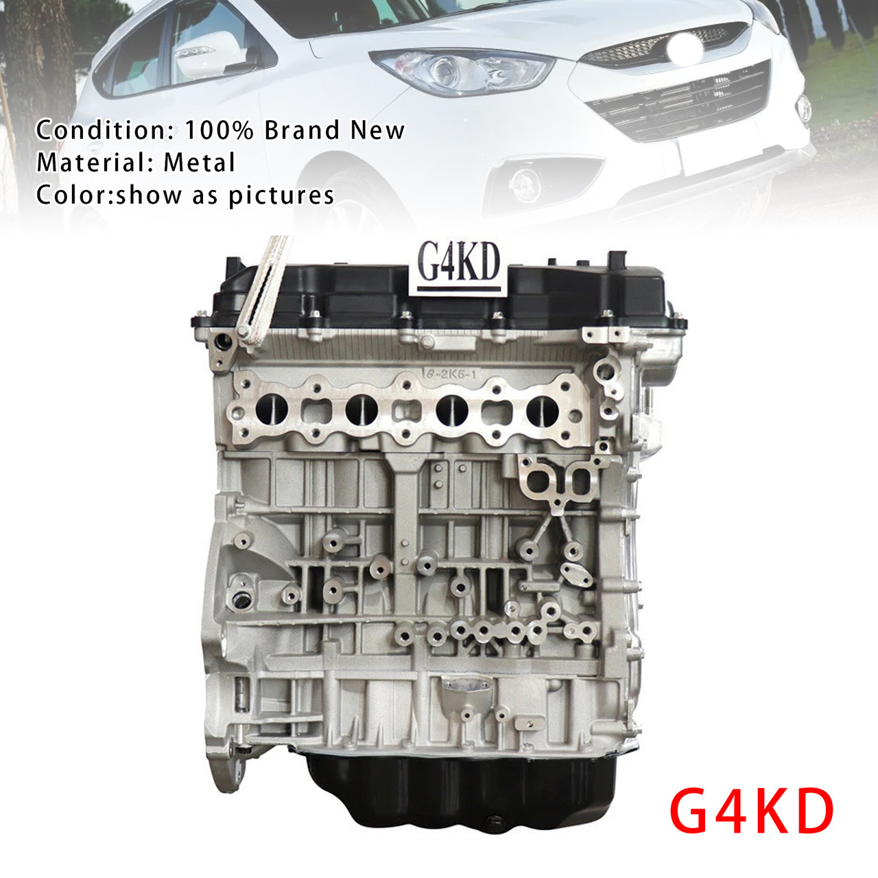 2008-2014 Kia Cerato 2 Magentis 2 Optima 3 Sportage 3 G4KD Engine Assembly 2.0L Generic