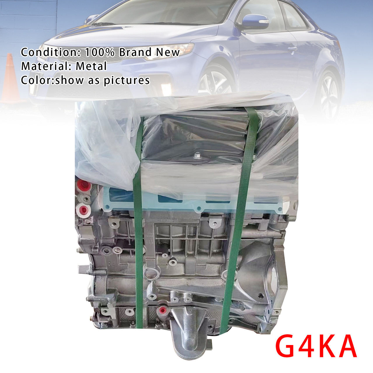 2018-2019 Kia Stinger GDI Turbo G4KA Engine Assembly 2.0L Generic