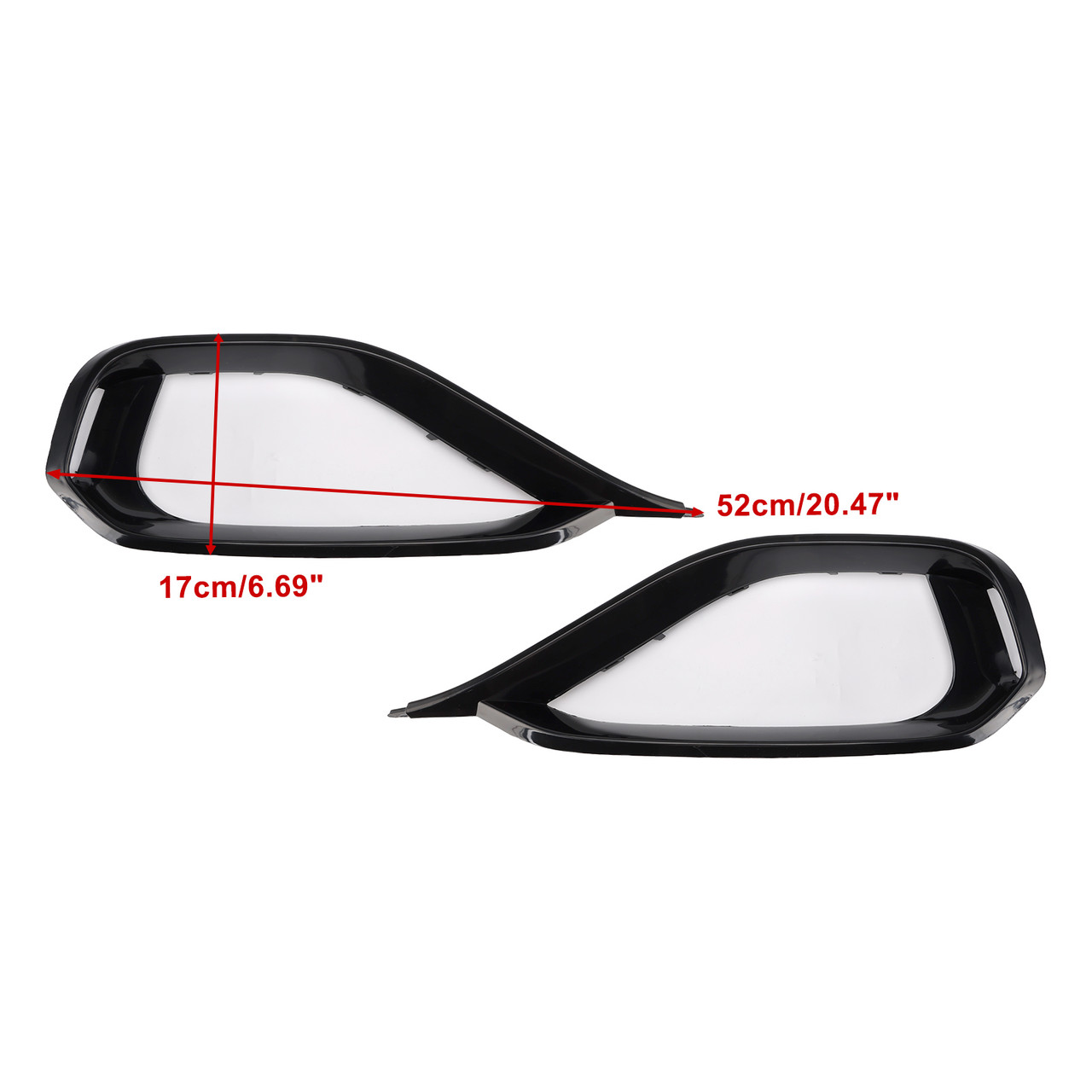 2014-2020 BMW 4 SERIES F32/F33/F36 SPORT LINE Left & Right Fog Light Bezel Grille Front Bumper Trim Generic 2014-2020 BMW 4 SERIES F32/F33/F36 SPORT LINE Left & Right Fog Light Bezel Grille Front Bumper Trim Generic