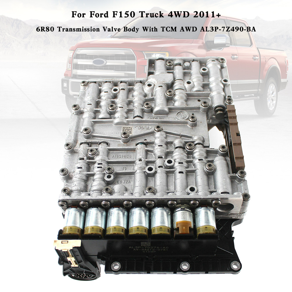 6R80 Transmission Valve Body w/TCM AWD AL3P-7Z490-BA For Ford F150 Truck 4WD 11+