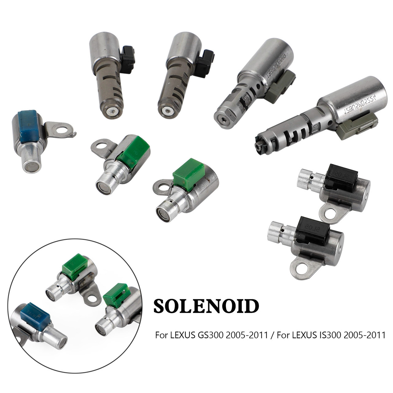 05-11 LEXUS GS300 IS300 A960E 6-SPEED Transmission Solenoids