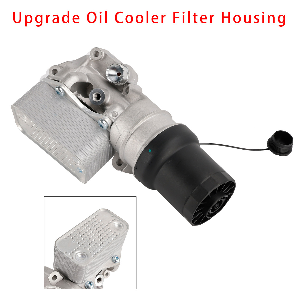 2005-2014 VW Jetta 2.5L Upgrade Oil Cooler Filter Housing 07K115397D Generic