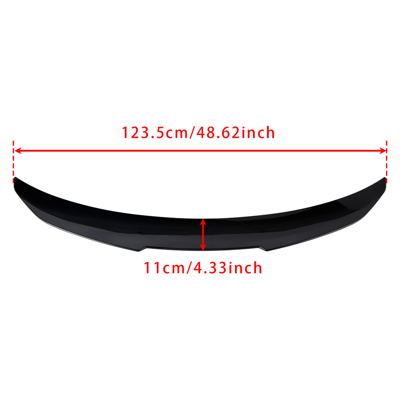 2014-2021 BMW 2 Series F22 2 Door Coupe Model Rear Boot Spoiler Gloss Black Generic
