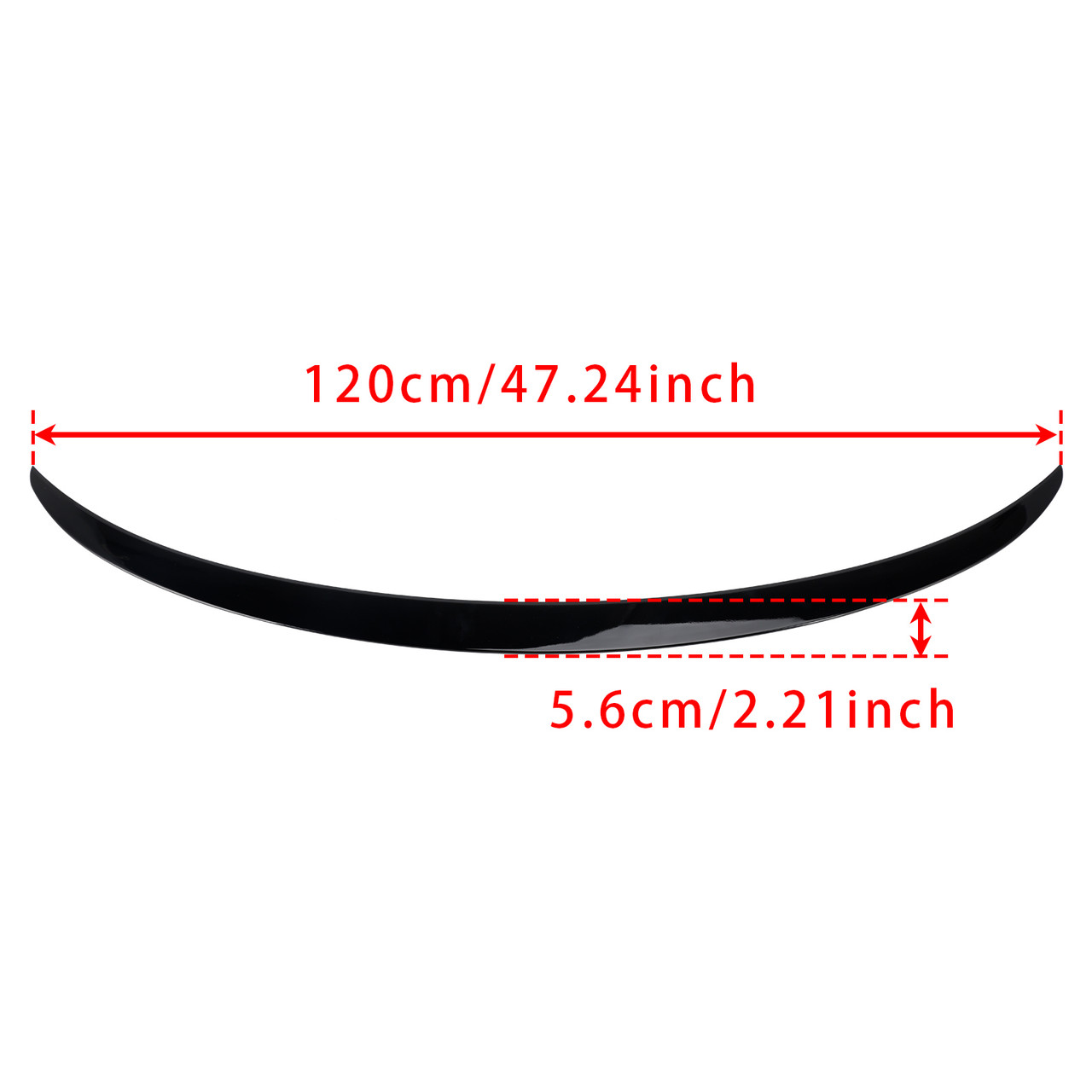 2017-2023 Tesla Model 3 Rear Boot Spoiler Gloss Black Generic