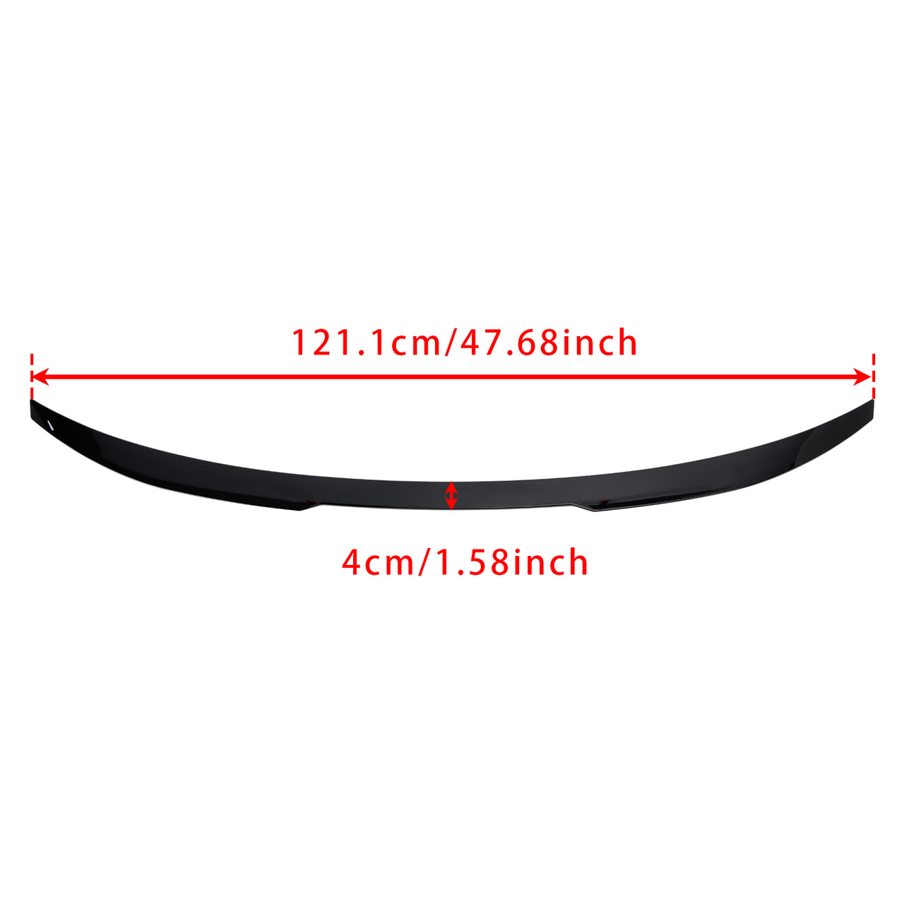 2020-ON BMW 4 Series G22 Coupe Model Rear Boot Spoiler Gloss Black M4 Style Generic