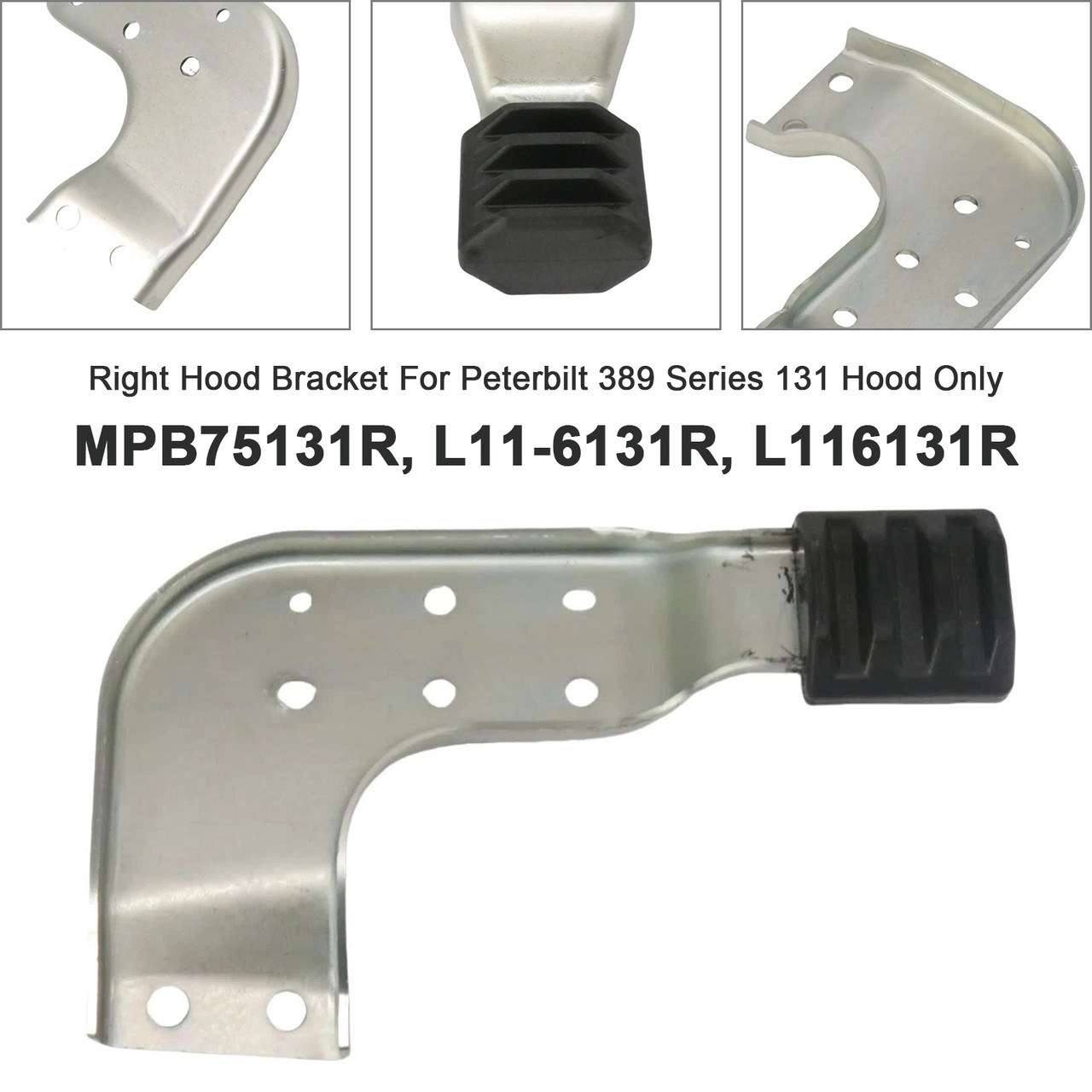 Peterbilt 389 Series 131 Hood Right Hood Brackets Set MPB75131R Generic