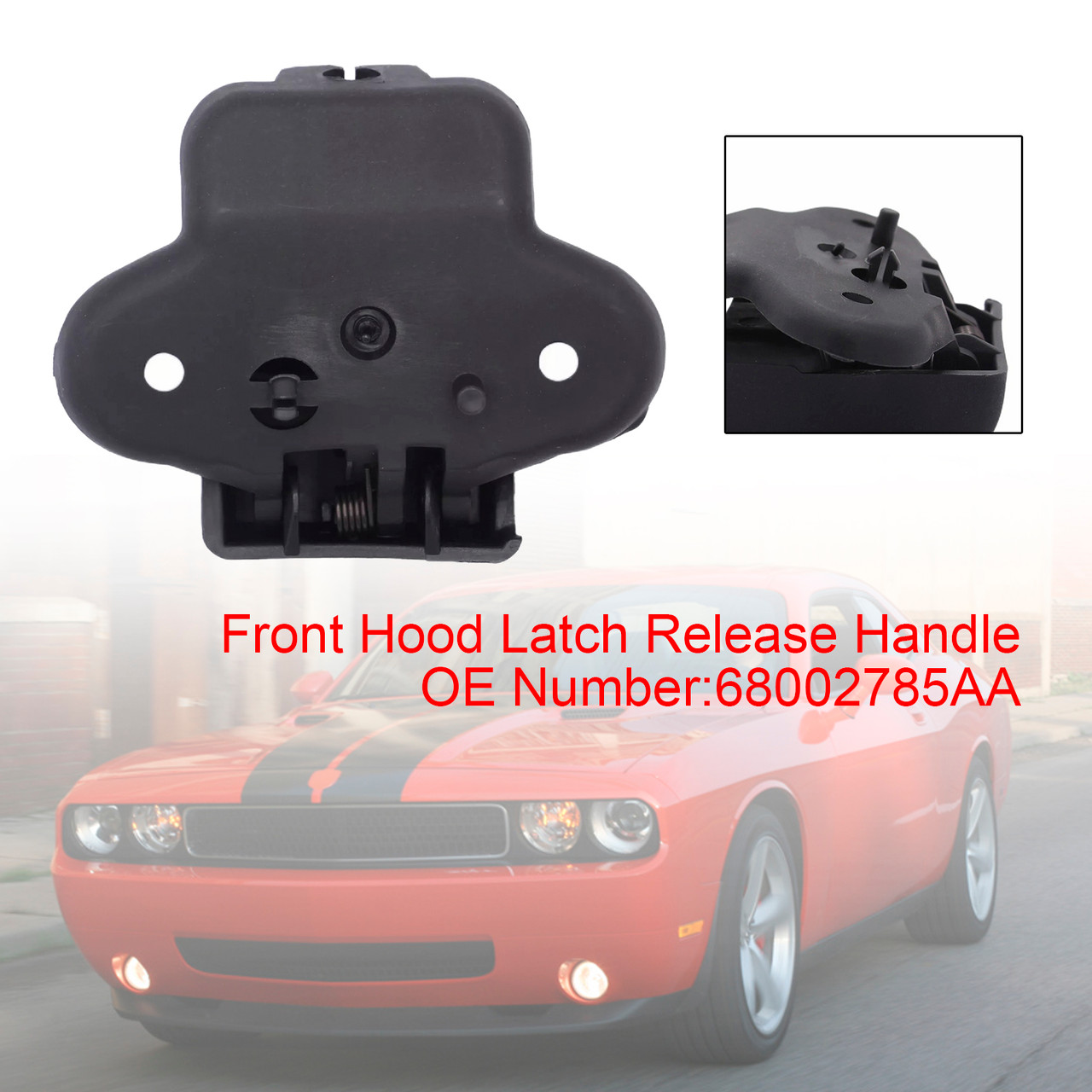 2005-2010 Chrysler 300 Front Hood Latch Release Handle 68002785AA Generic