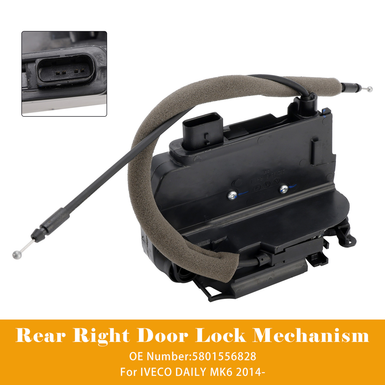 2014- IVECO DAILY MK6 Rear Right Door Lock Mechanism 5801556828 Generic