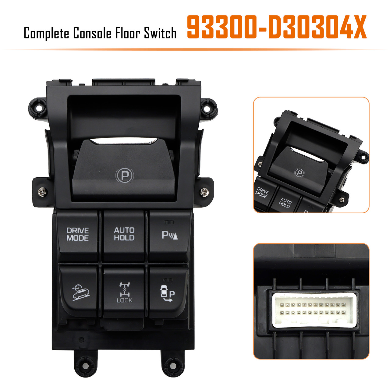 2016-2020 Hyundai Tucson Complete Console Floor Switch 93300-D30304X Generic