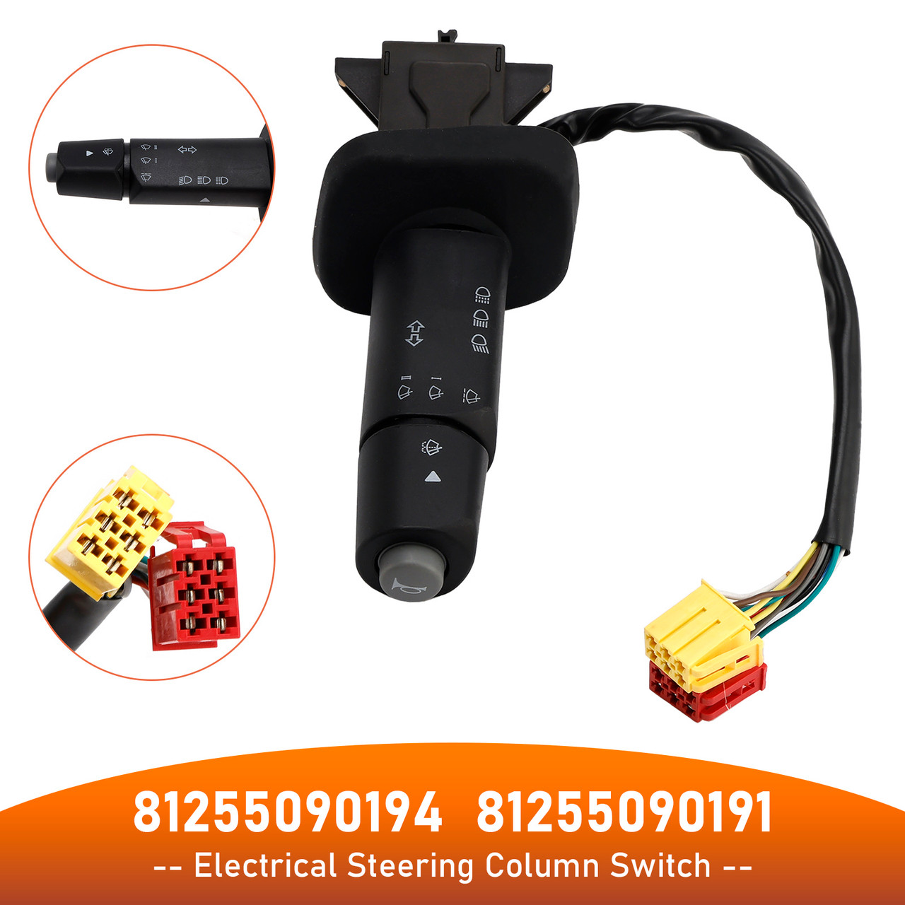 MAN Bus/ Neoplan TGA/TGL/TGM/TGS/TGX Electrical Steering Column Switch 81255090194 81255090191 Generic