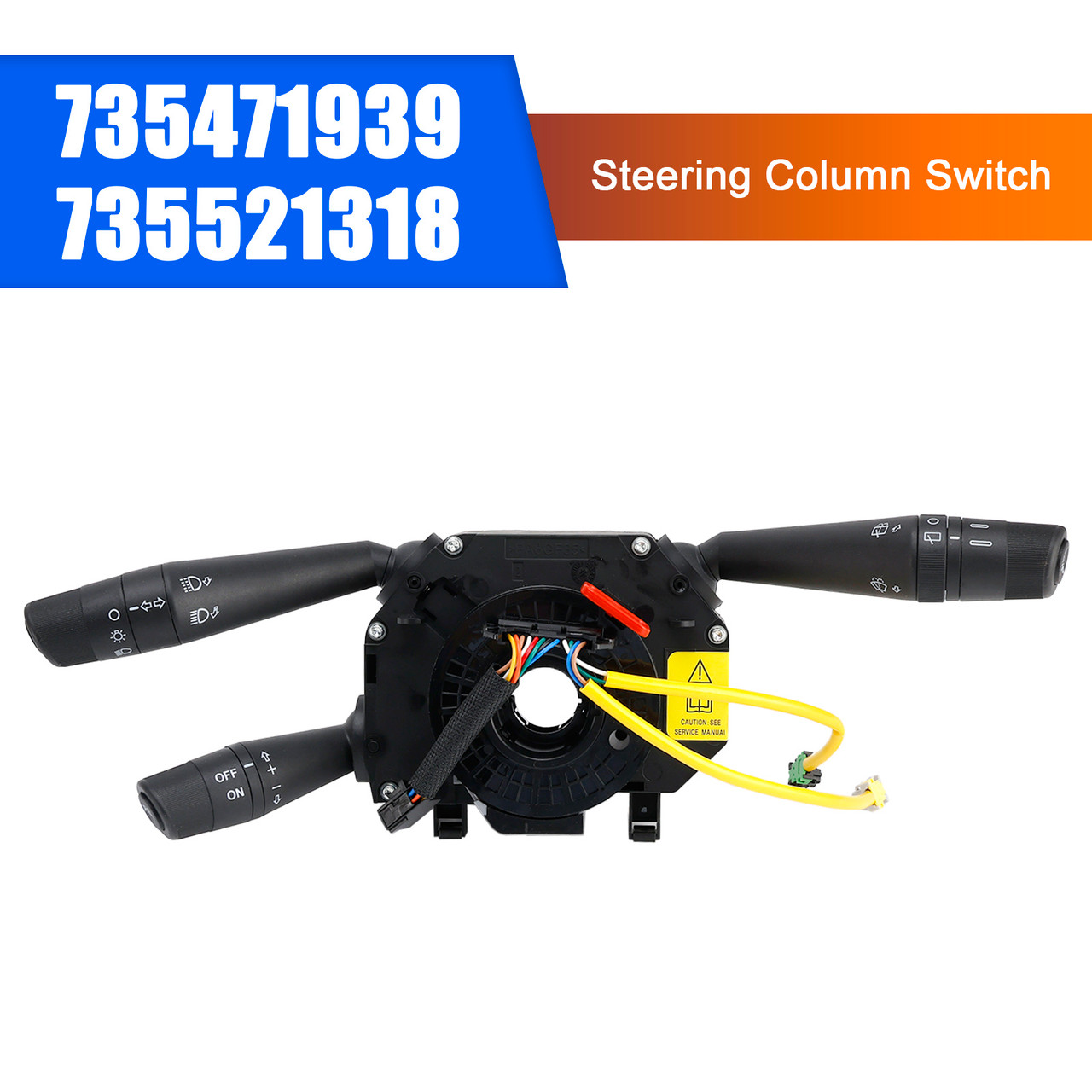 Steering Column Switch Complete for Fiat Punto Evo Abarth 735471939 735521318
