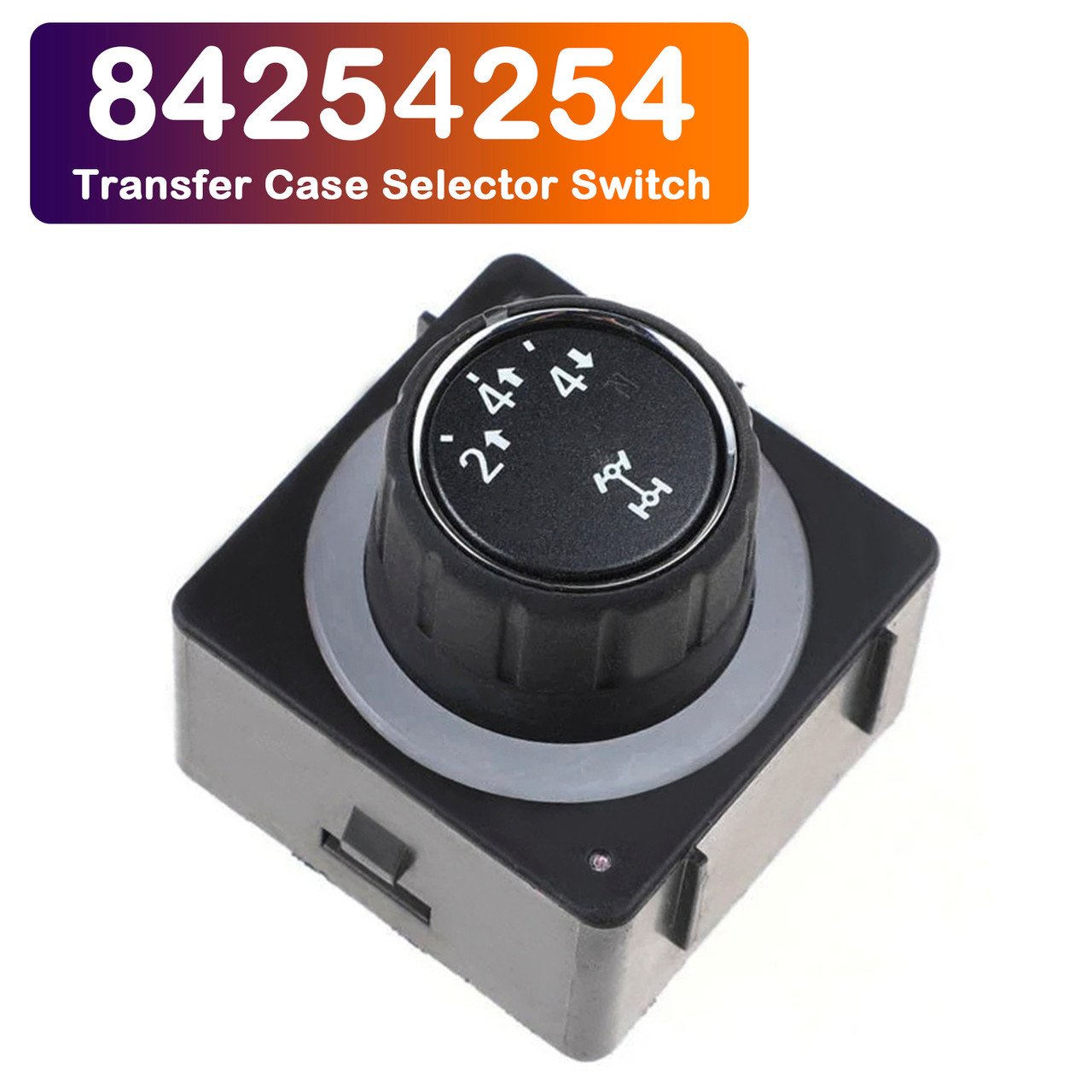 2015-2020 Chevrolet Silverado 3500 HD 4WD Transfer Case Selector Control Switch 84254254 Generic