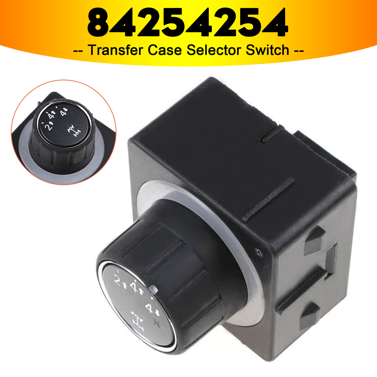 2015-2020 GMC Sierra 3500 HD 4WD Transfer Case Selector Control Switch 84254254 Generic