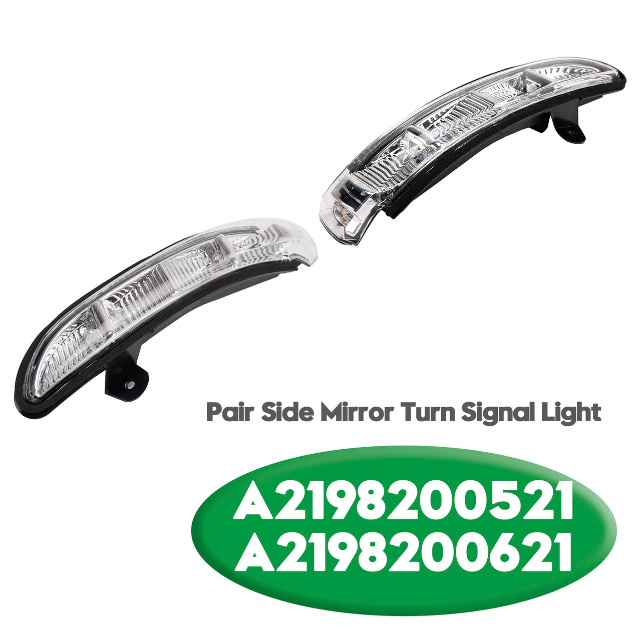 2006-2009 Mercedes-Benz S-Class E-Class Mirror Turn Signal Light A024016 A2198200521 A2198200621Generic